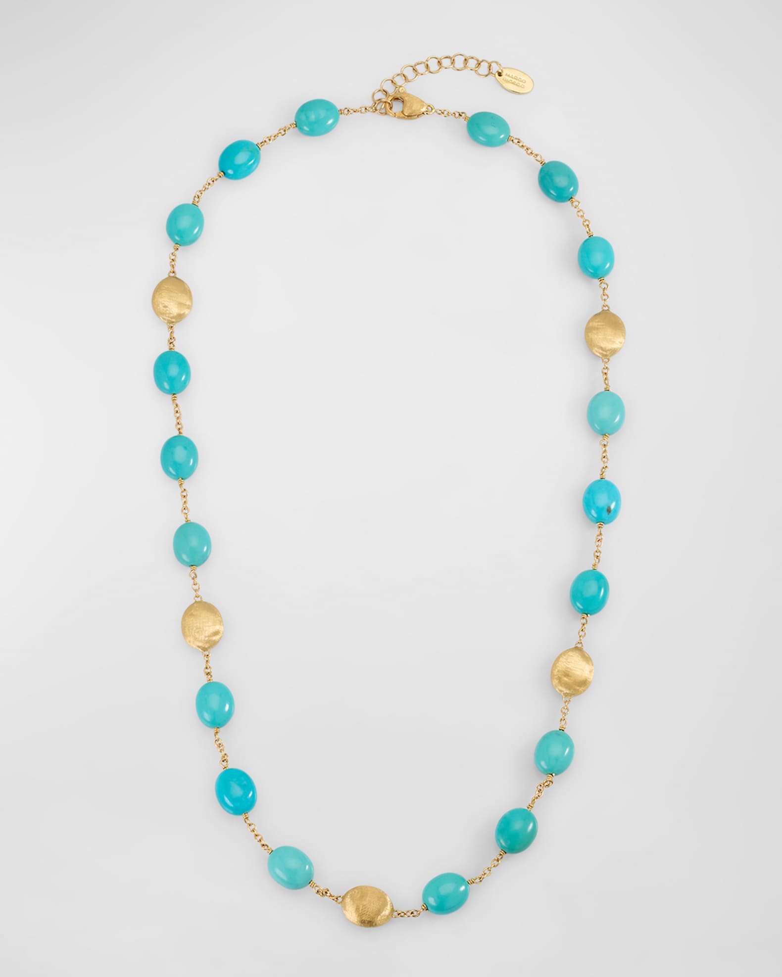 Marco Bicego 18K Yellow Gold Siviglia Turquoise Necklace