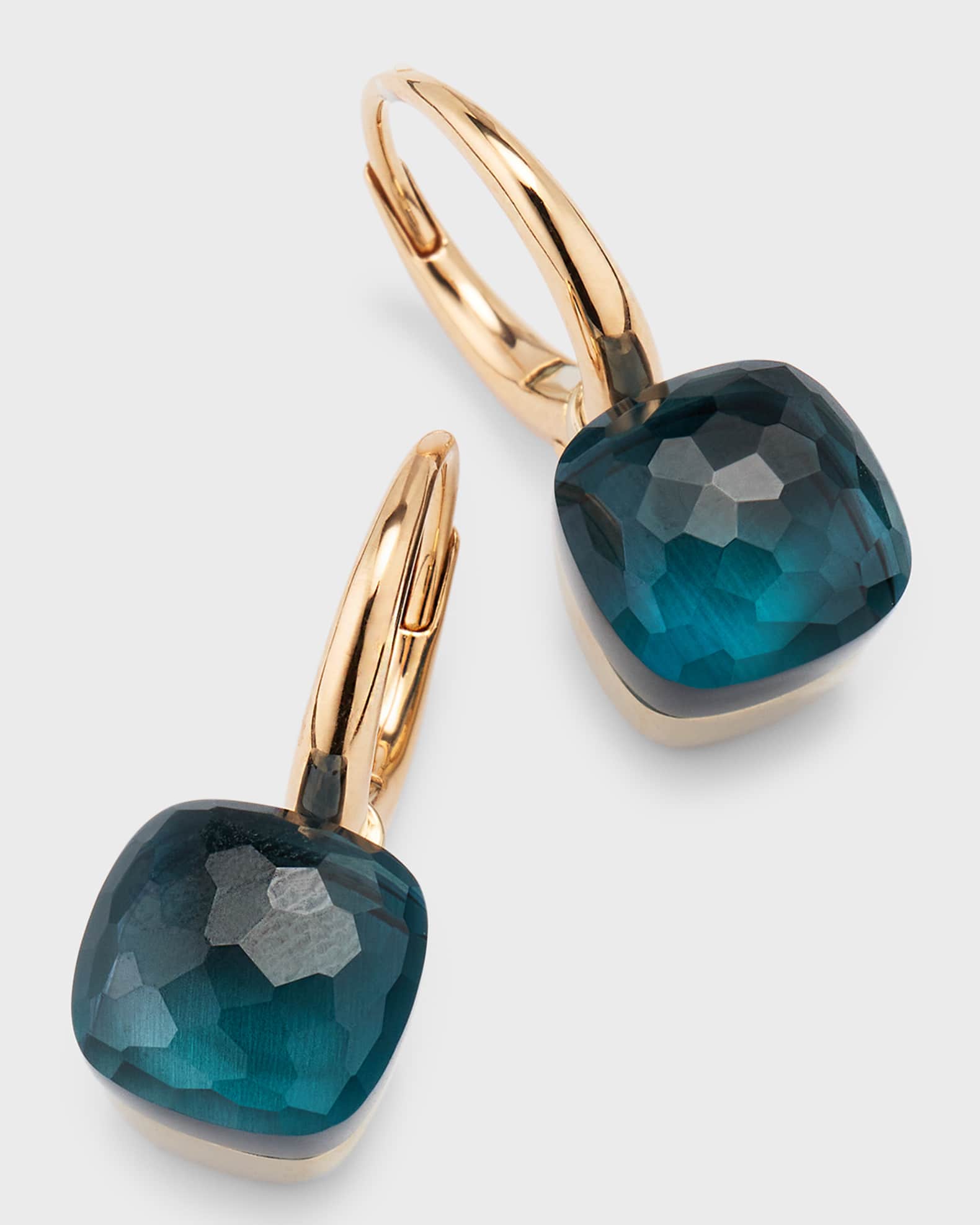 ★POMELLATO★Nudo Petit 18kt gold earrings with topaz Pomellato Nudo Petit Earrings | Pomellato Online Boutique US