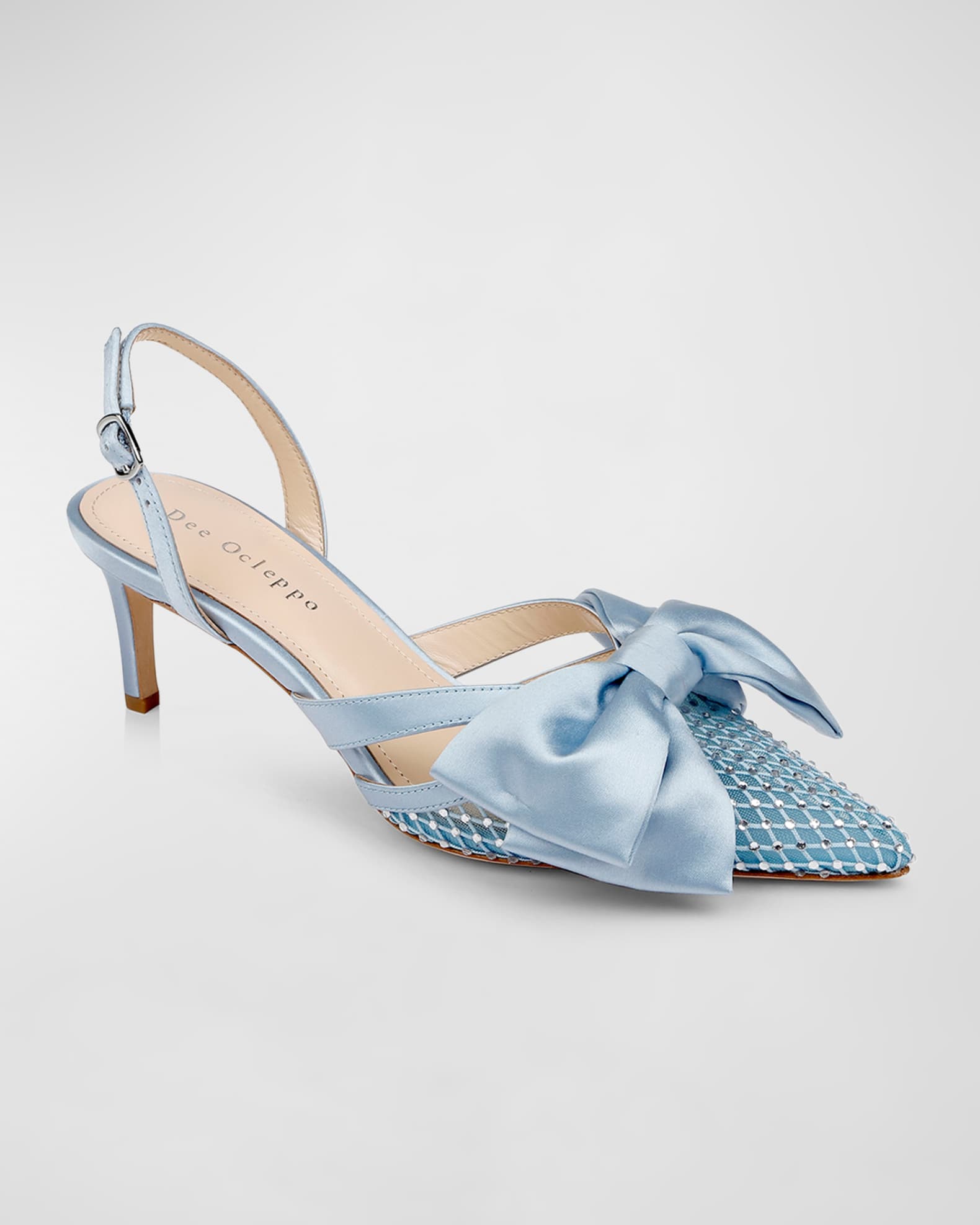Dee Ocleppo Pink Satin Pumps main image 1