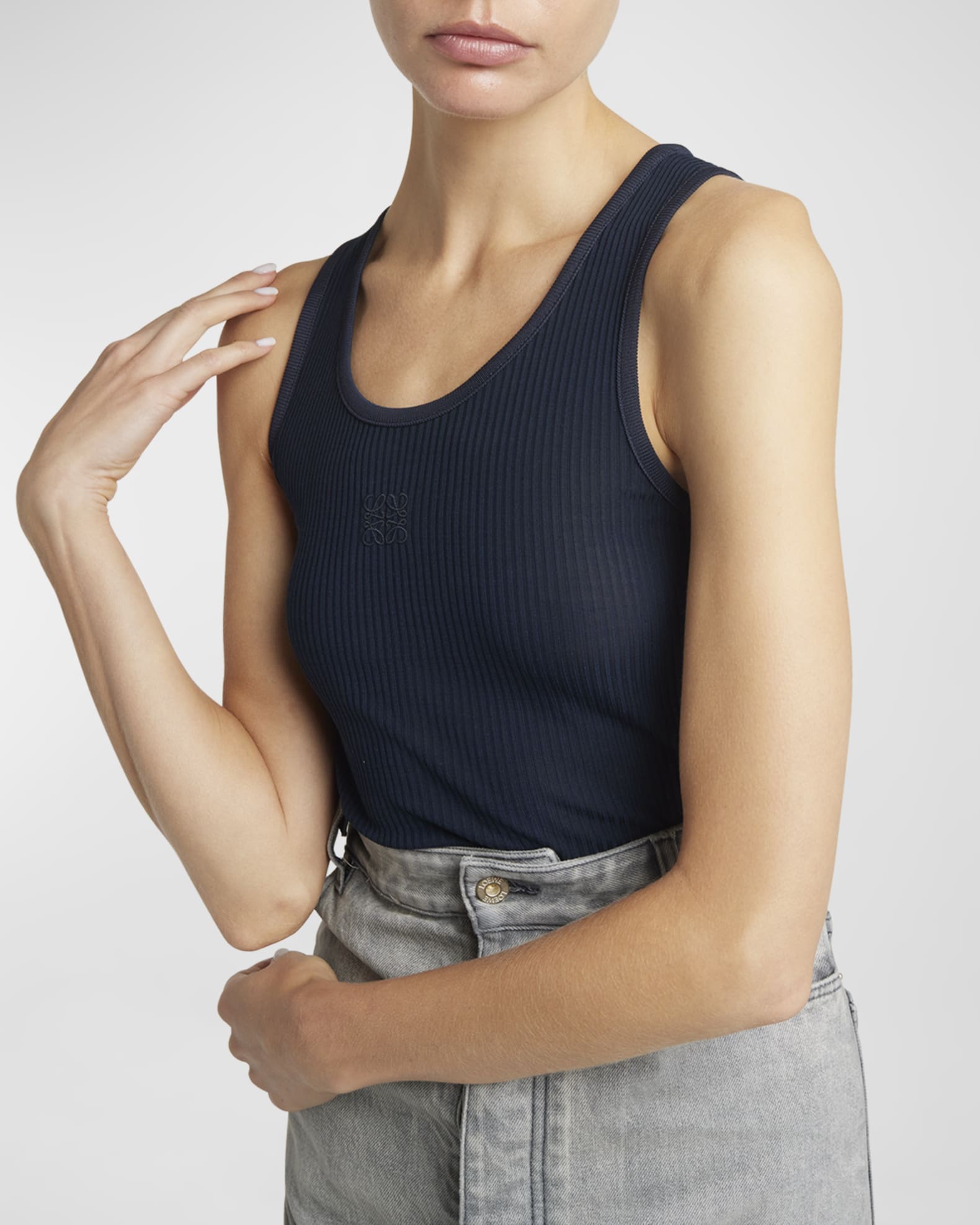 Loew Anagram Embroidered Tank Top