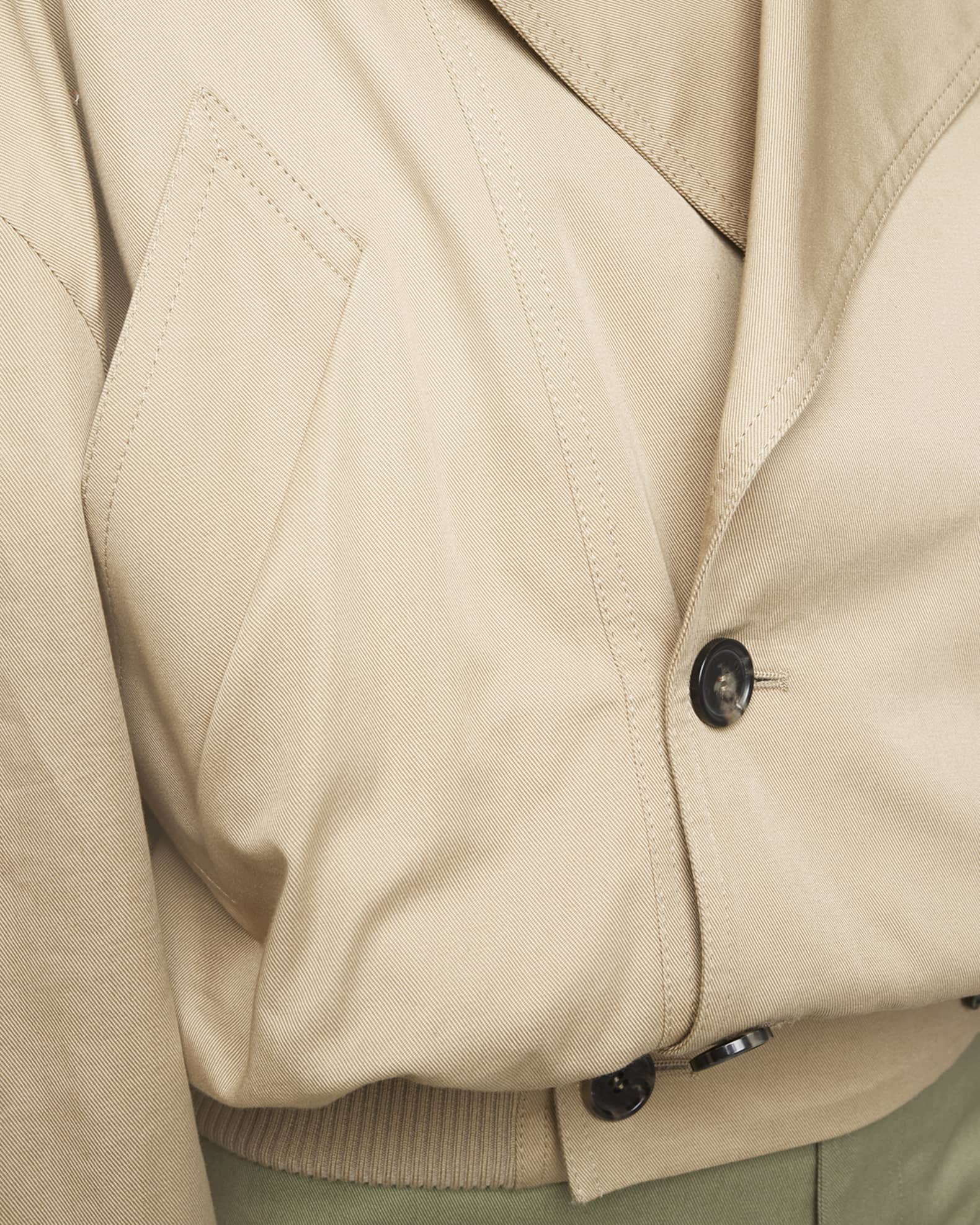 Loewe Cropped Trench Jacket | Neiman Marcus Loewe Cropped Trench Jacket | Neiman Marcus