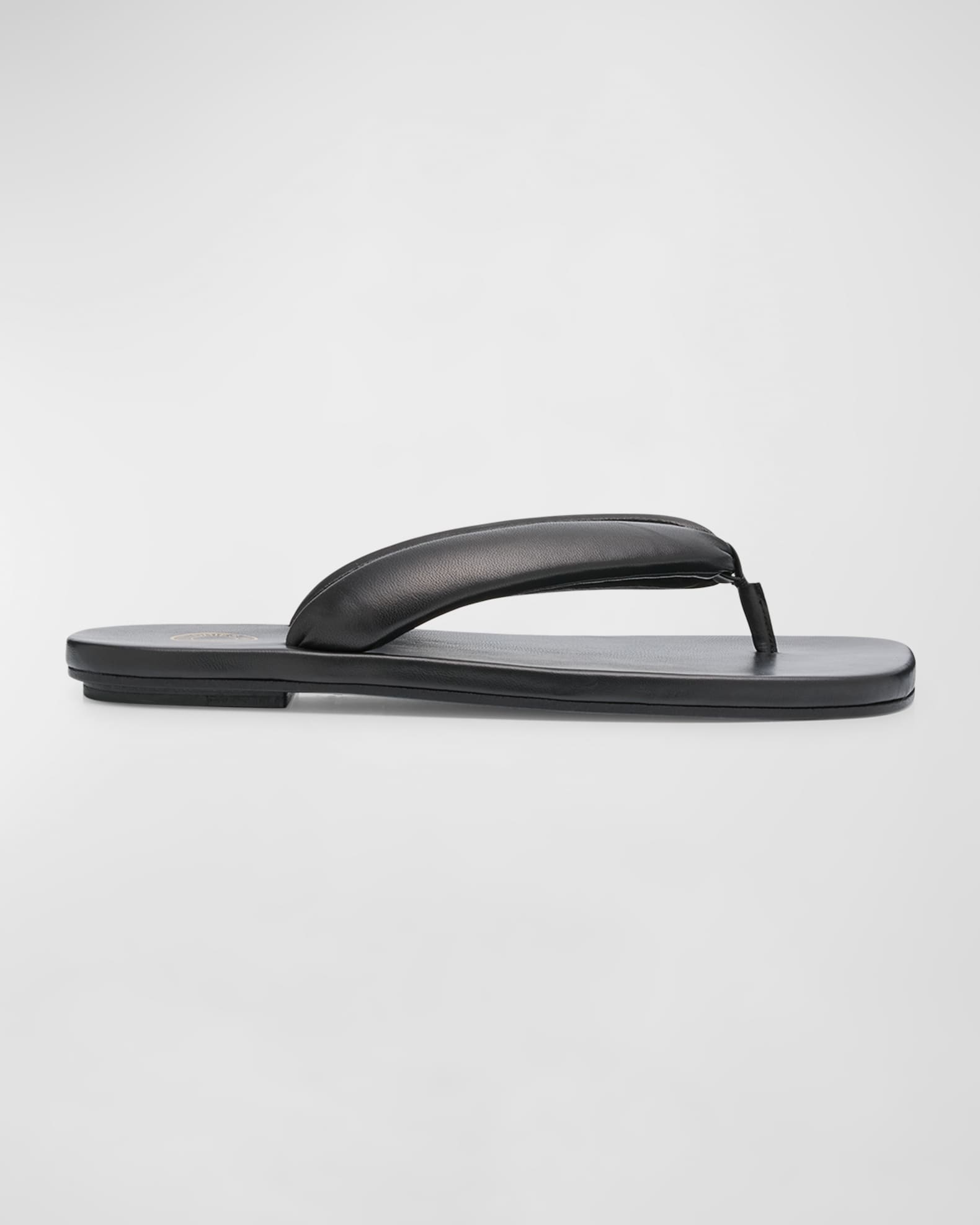 Dries Van Noten Men's Padded Leather Thong Sandals