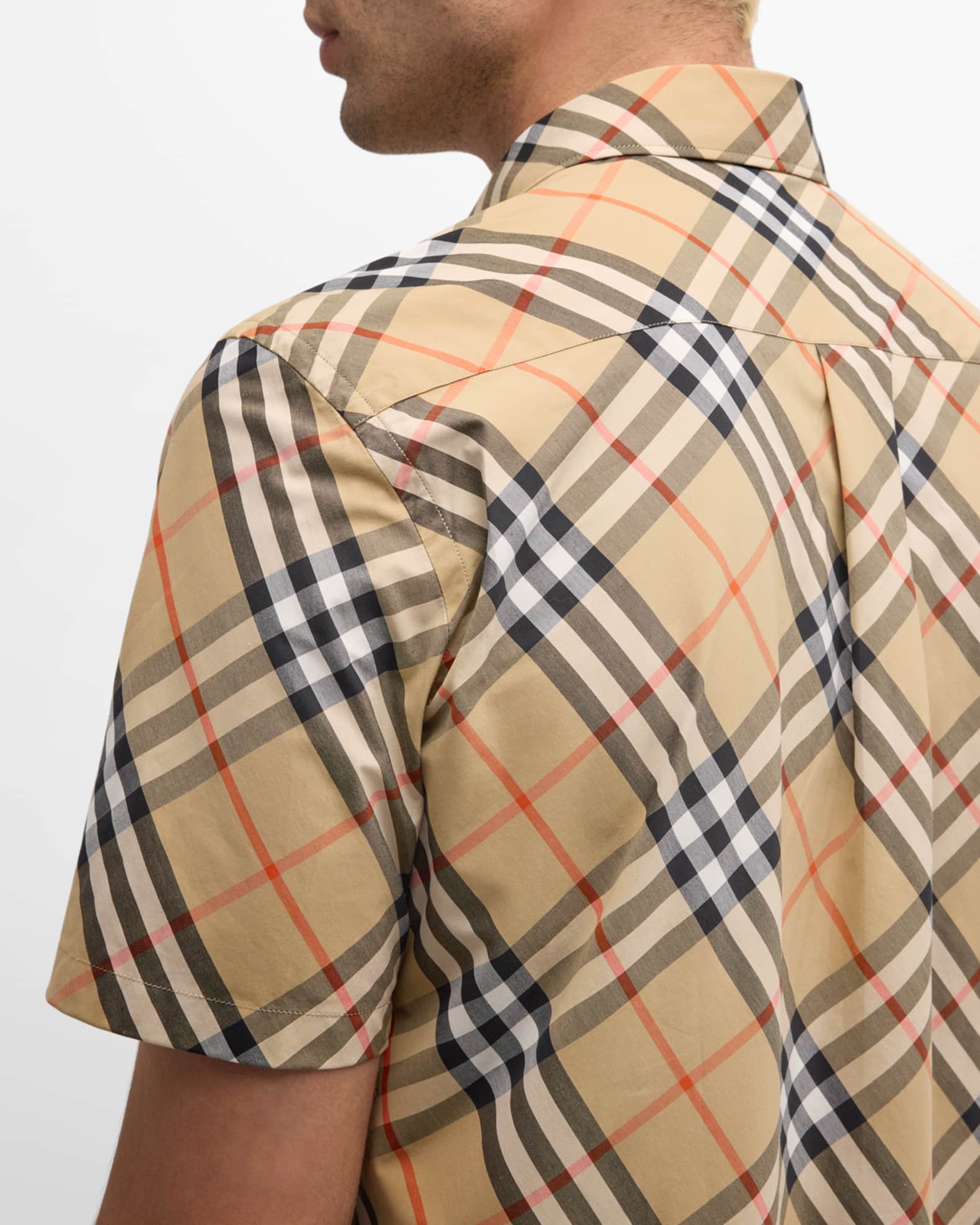 Men s Vintage Check Sport Shirt