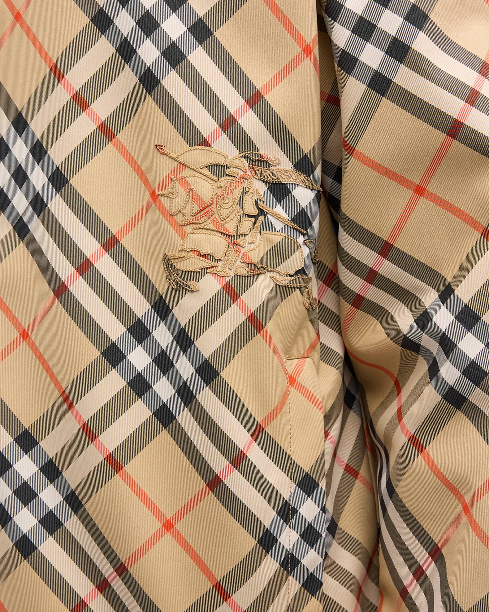 Burberry Men's Stretton Vintage Check Jacket | Neiman Marcus