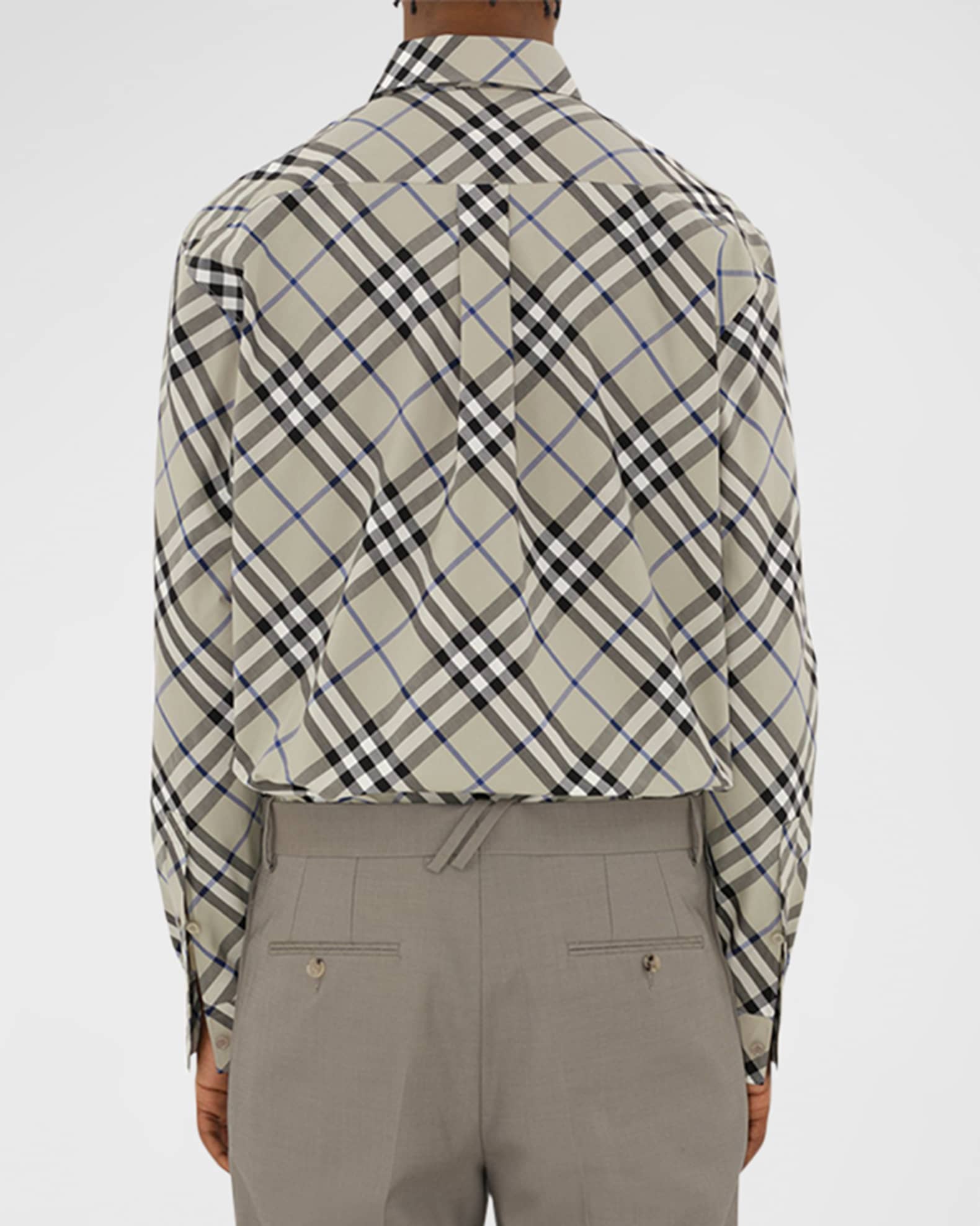 Burberry Men s Check Sport Shirt Neiman Marcus