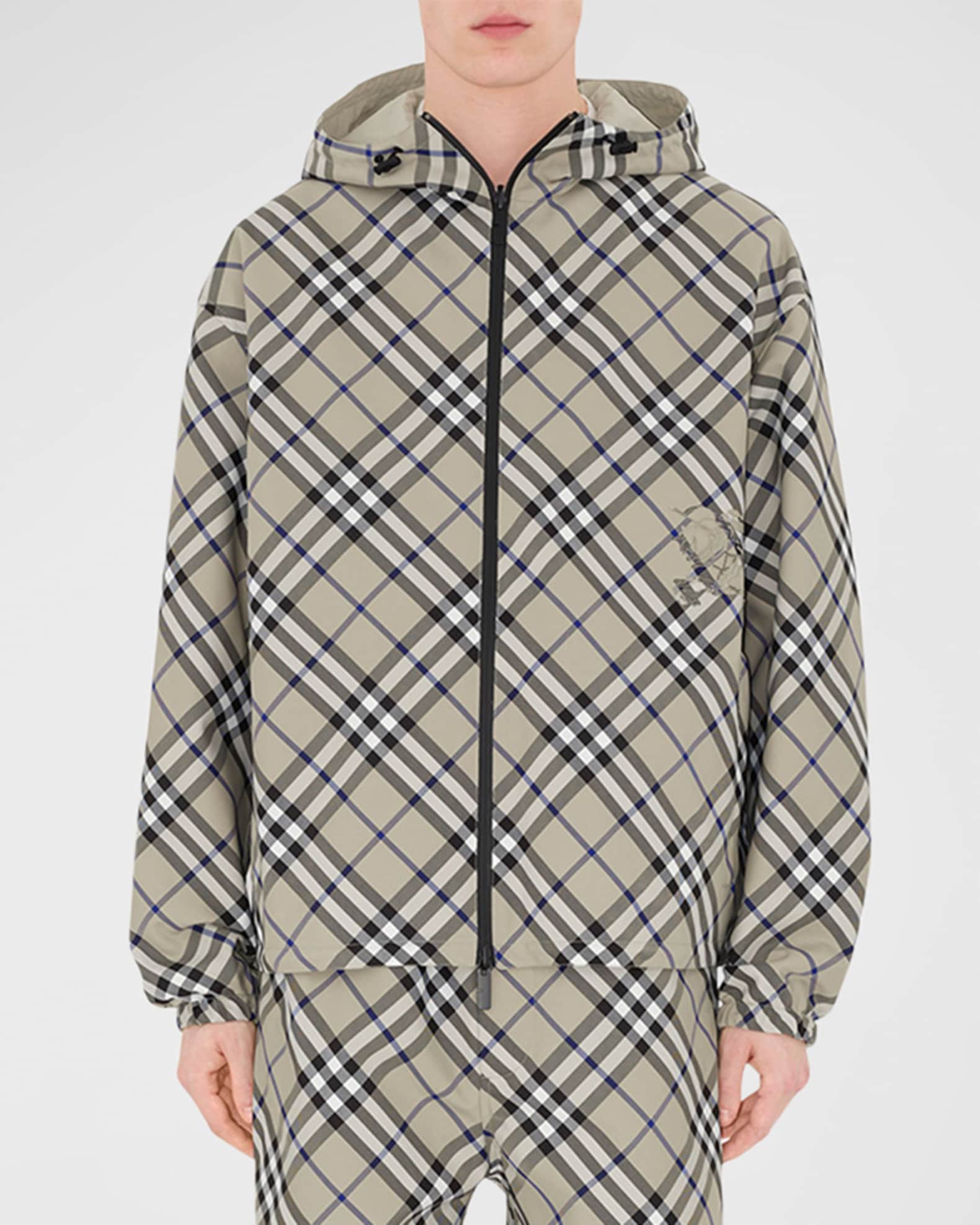 Men s Lightweight Reversible Check Jacket