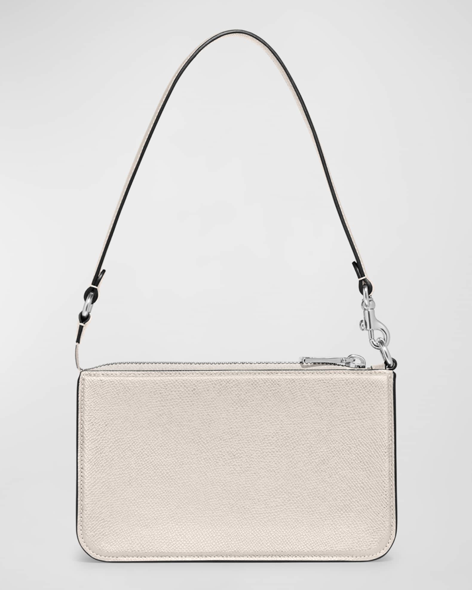 Coach Signature Canvas Pouch Shoulder Bag | Neiman Marcus