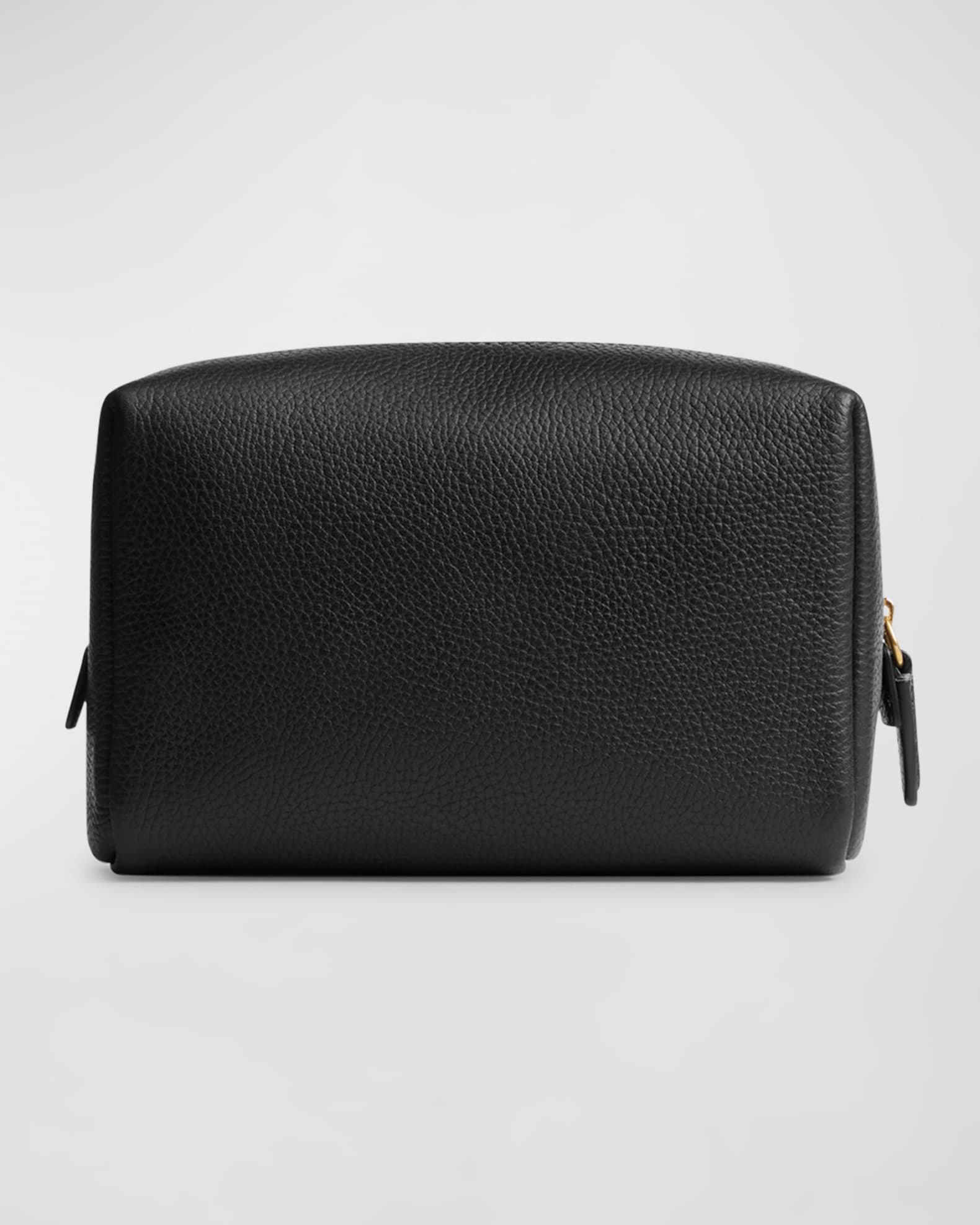 Coach leather cosmetic bag sales