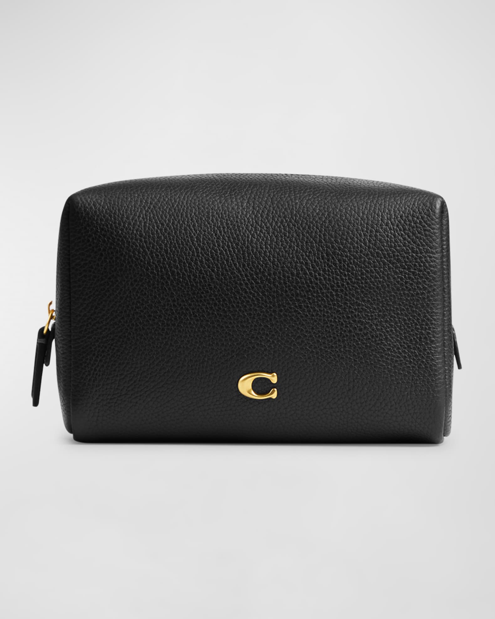 Coach Essential Pebbled Leather Cosmetic Pouch Neiman Marcus