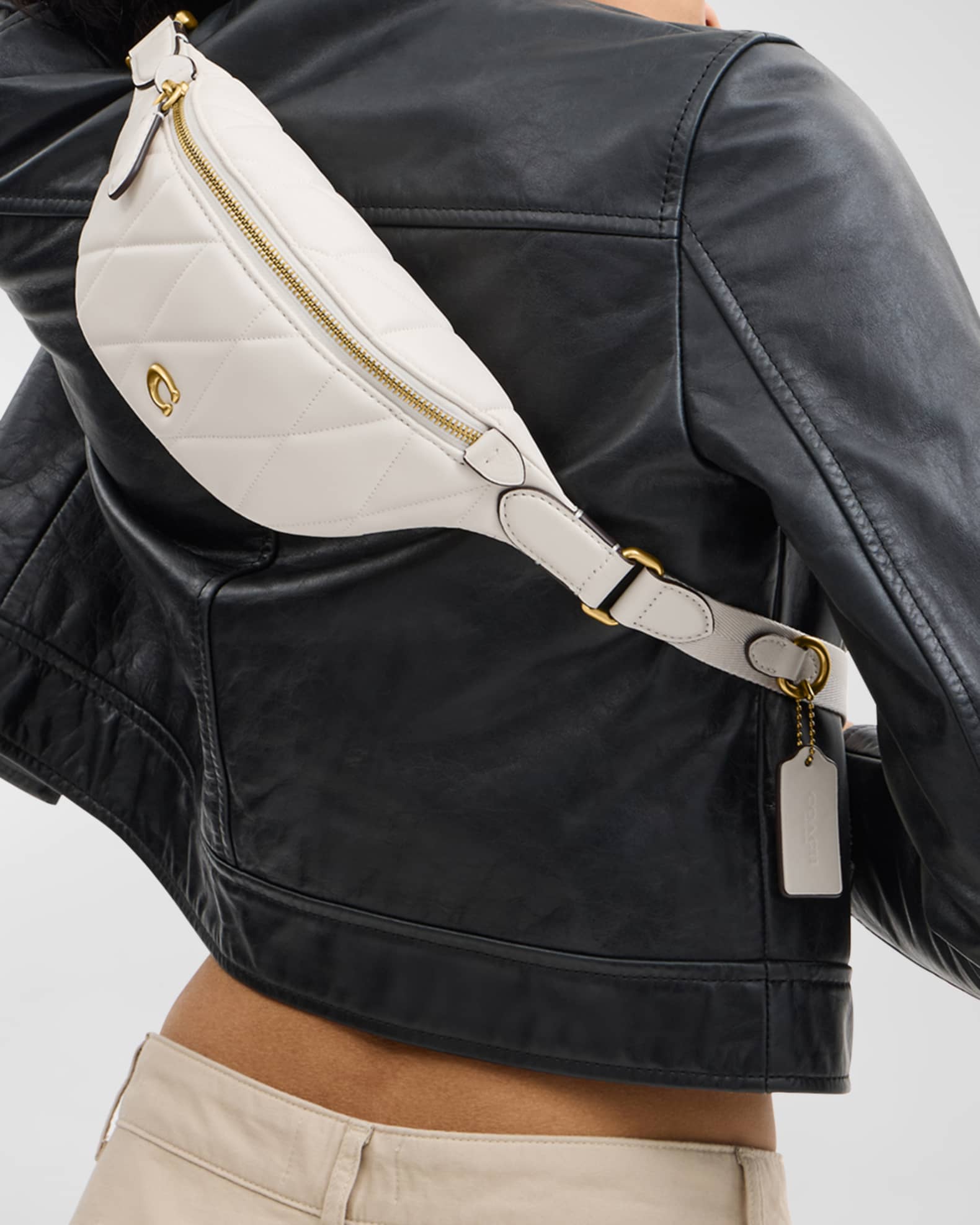 Coach leather waist bag online