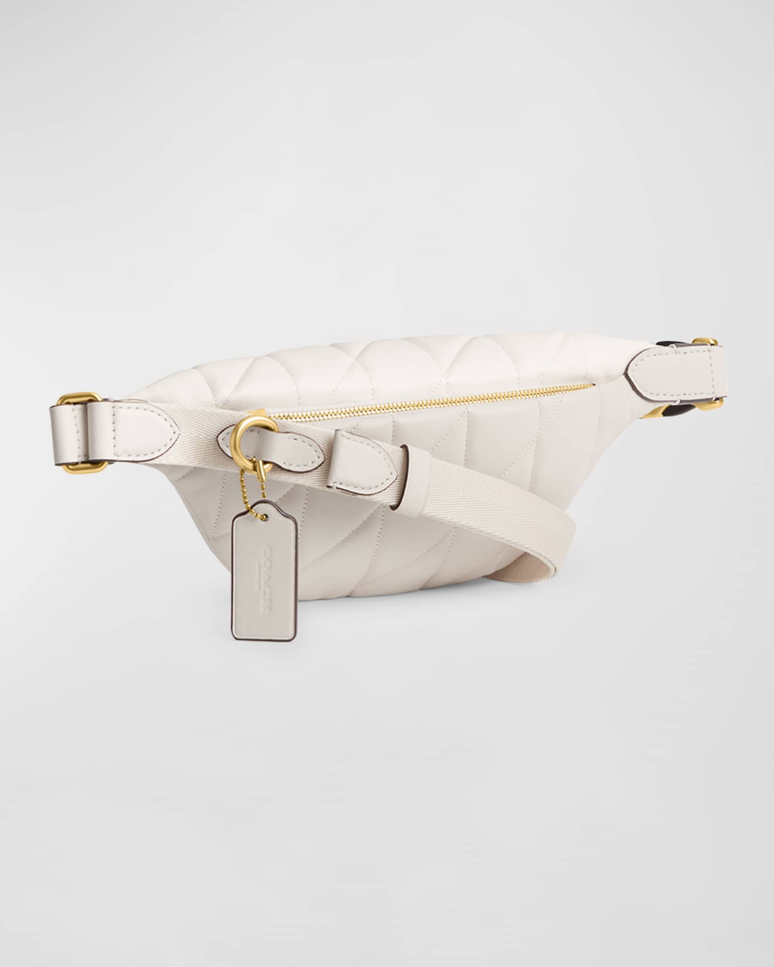 Pillow Quilted Leather Belt Bag