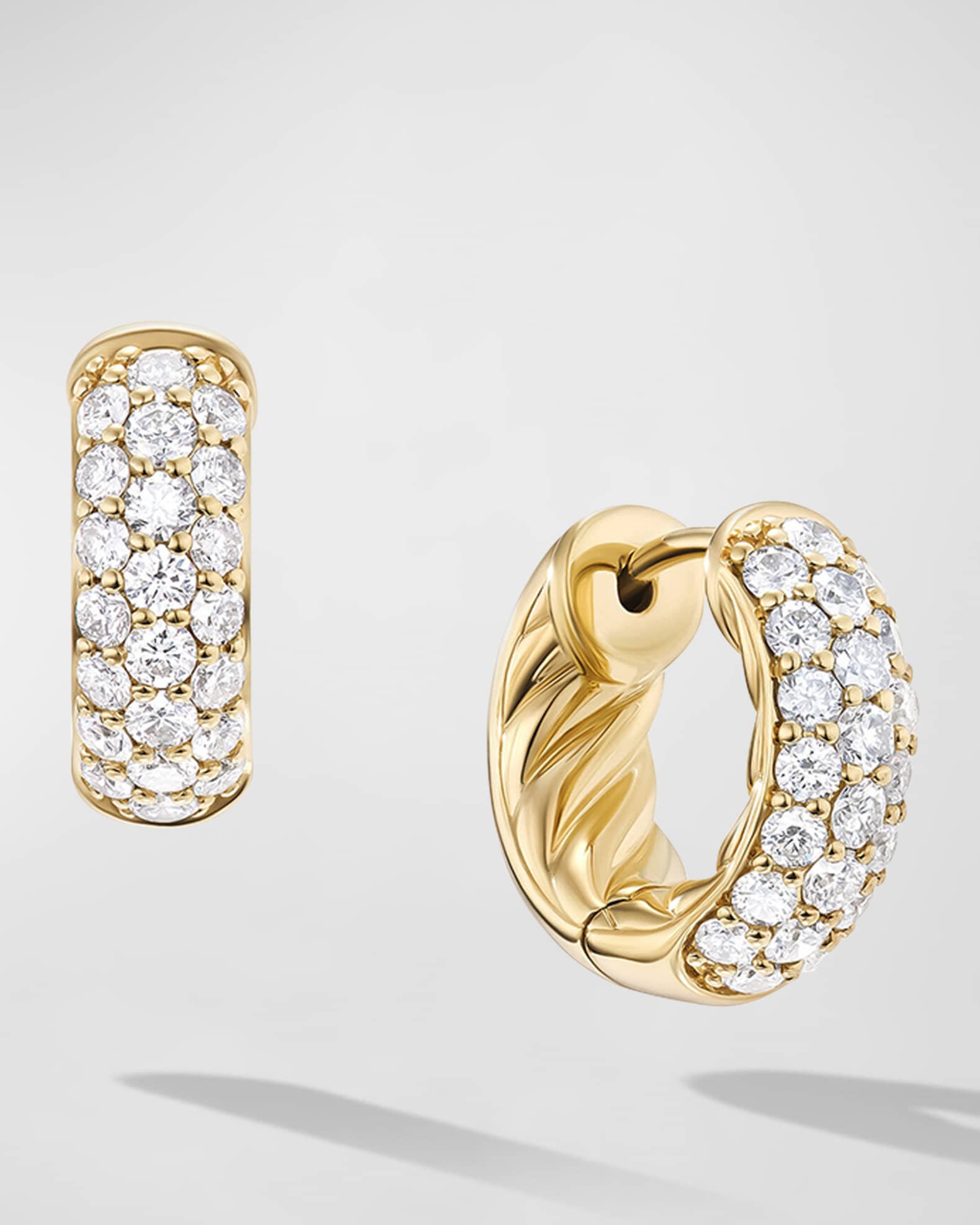 David yurman diamond huggie earrings shop