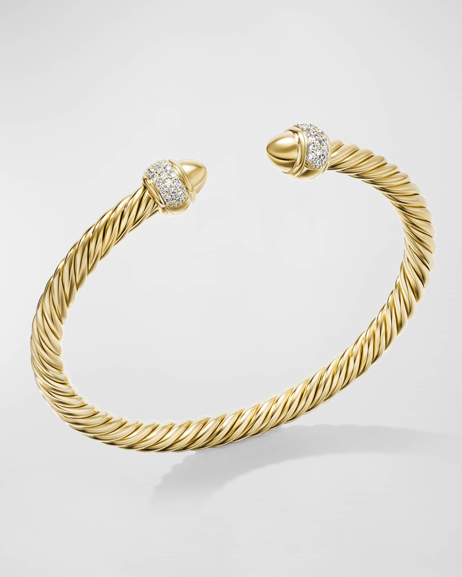 David yurman cable bracelet with diamonds discount