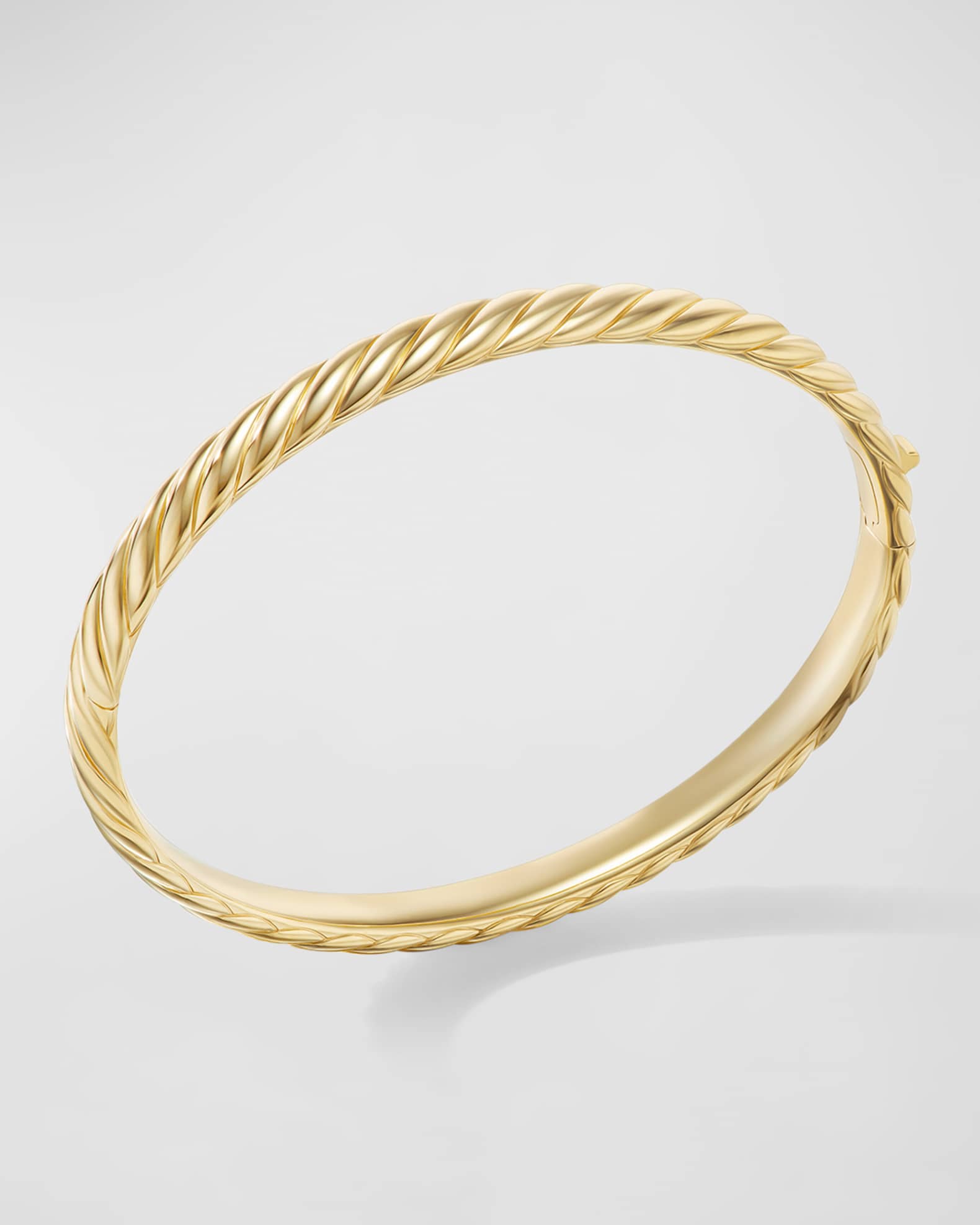 Sculpted Cable Bracelet in 18K Gold | Neiman Marcus
