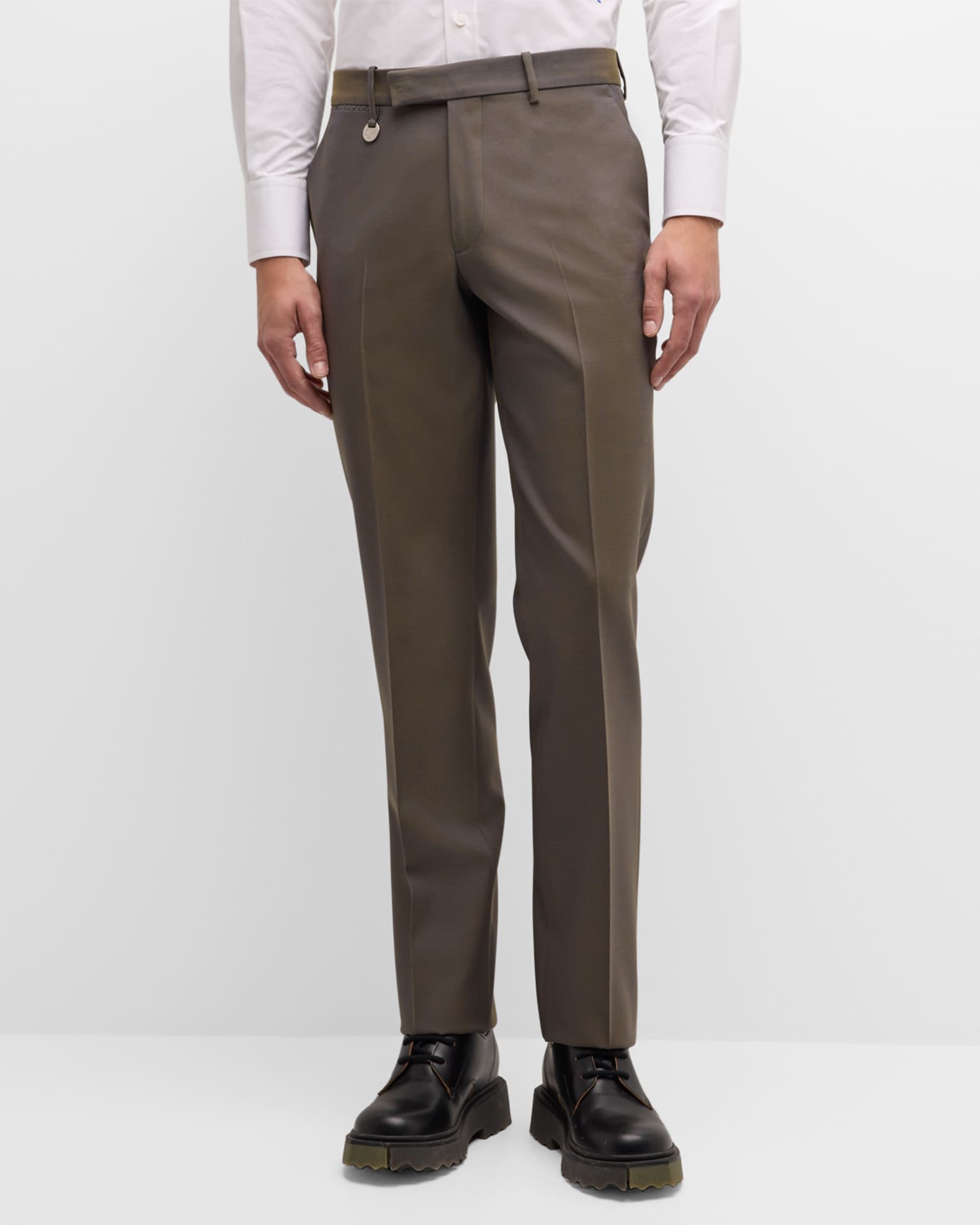 Burberry Men s Tailored Wool Trousers Neiman Marcus