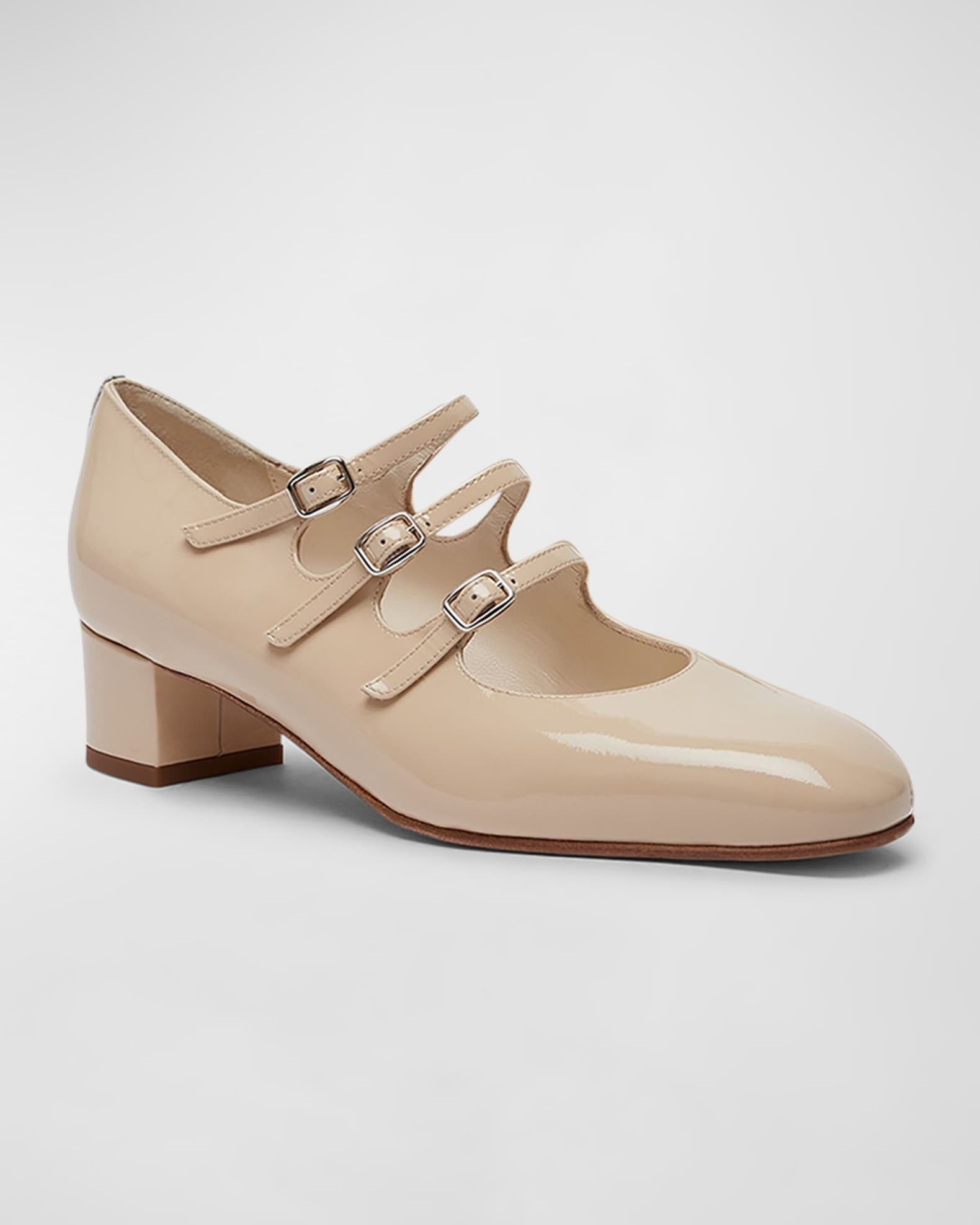 Kina Patent Mary Jane Ballerina Pumps 1