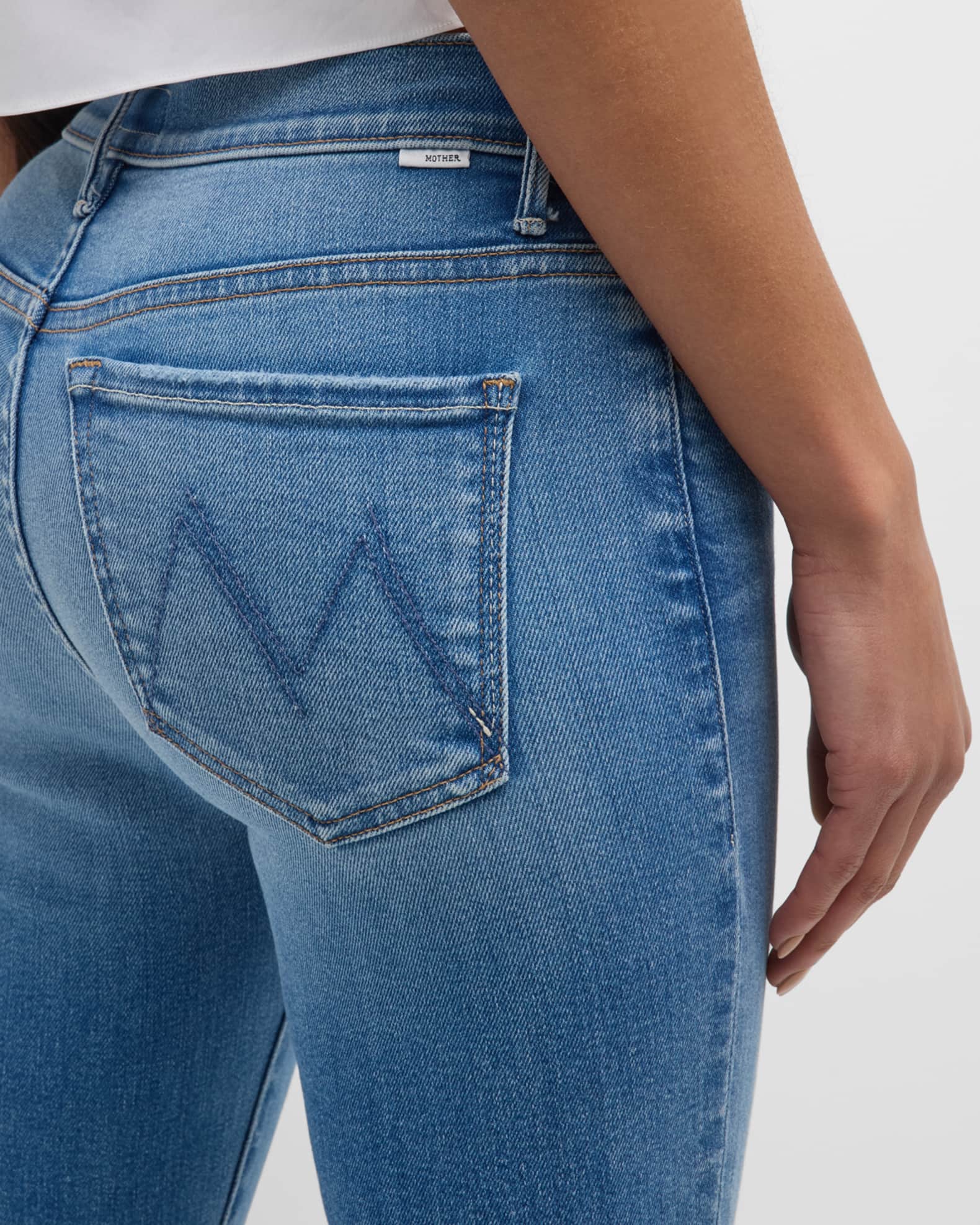 MOTHER Lil' Weekender Jeans | Neiman Marcus MOTHER Lil' Weekender Jeans | Neiman Marcus