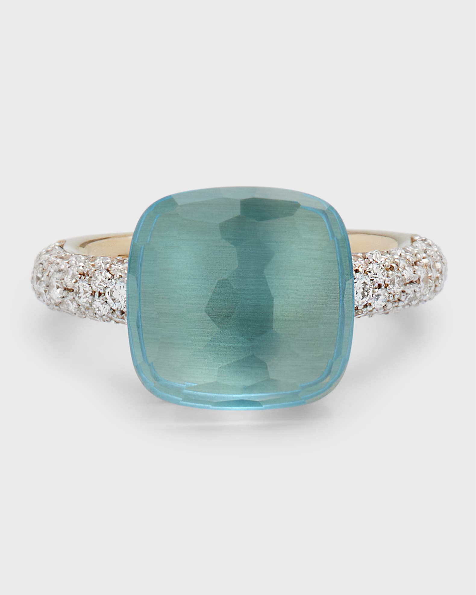 Nudo 18K Rose Gold Gemstone and Diamond Ring 0