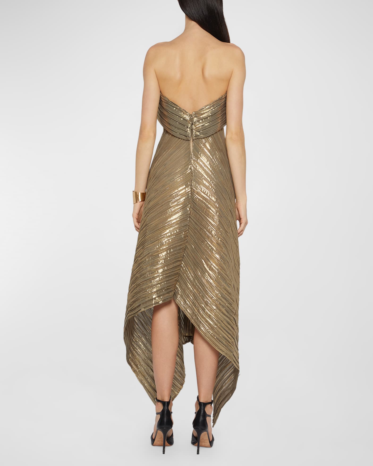 Ochre Floral Side Ruffle Dress by Prabal Gurung x RTR | Rent