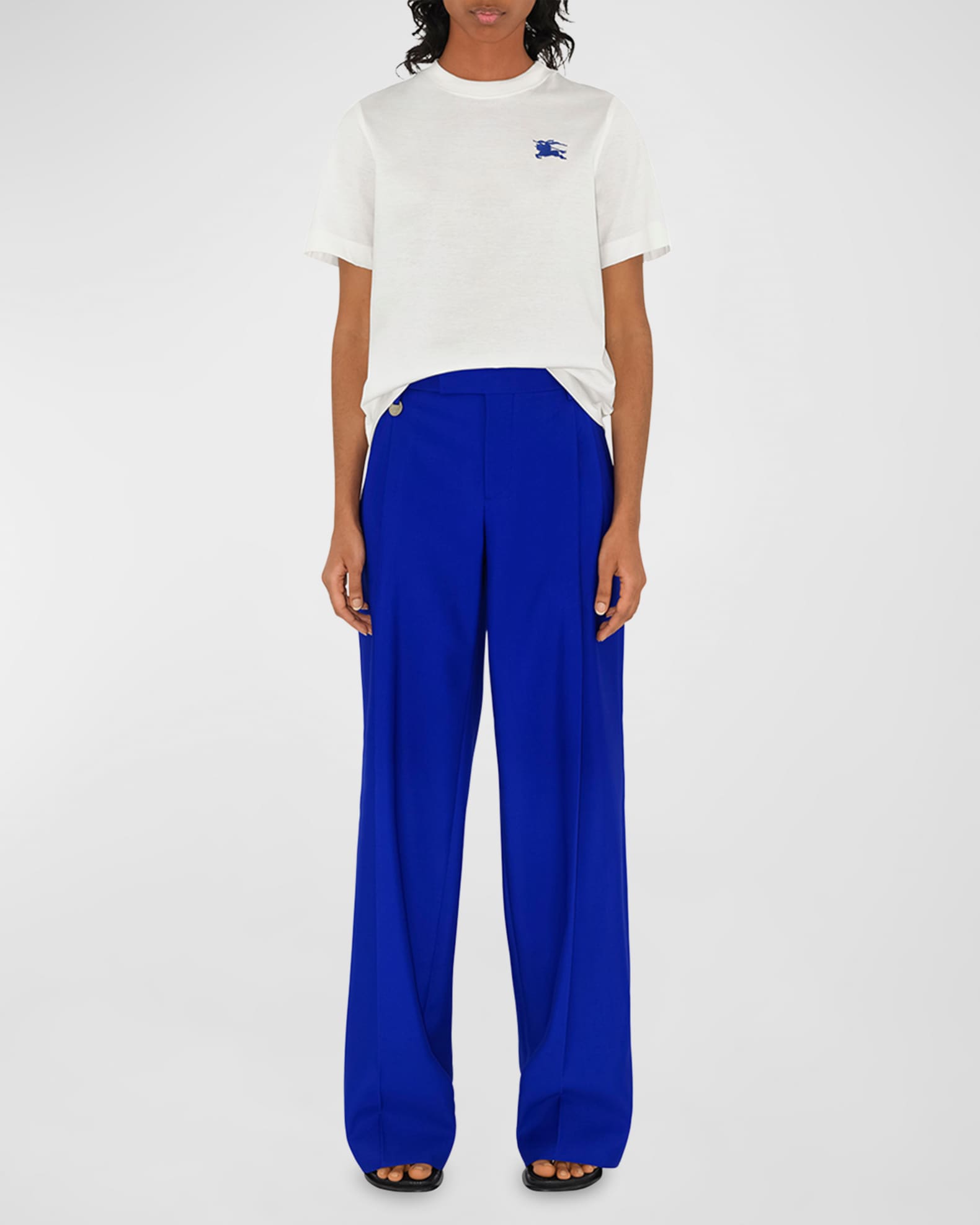 EKD Embroidered Tee, White 1