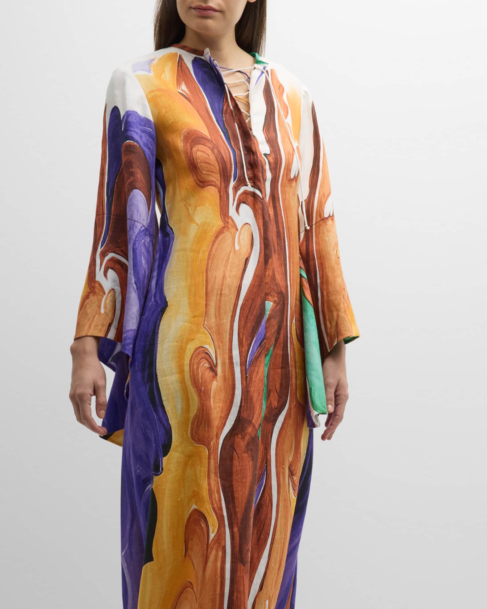 Dorothee Schumacher abstract-print blouse - Orange
