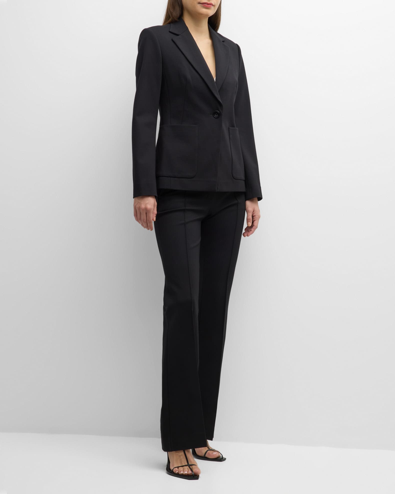 Emotional Essence Single-Button Jersey Jacket 1