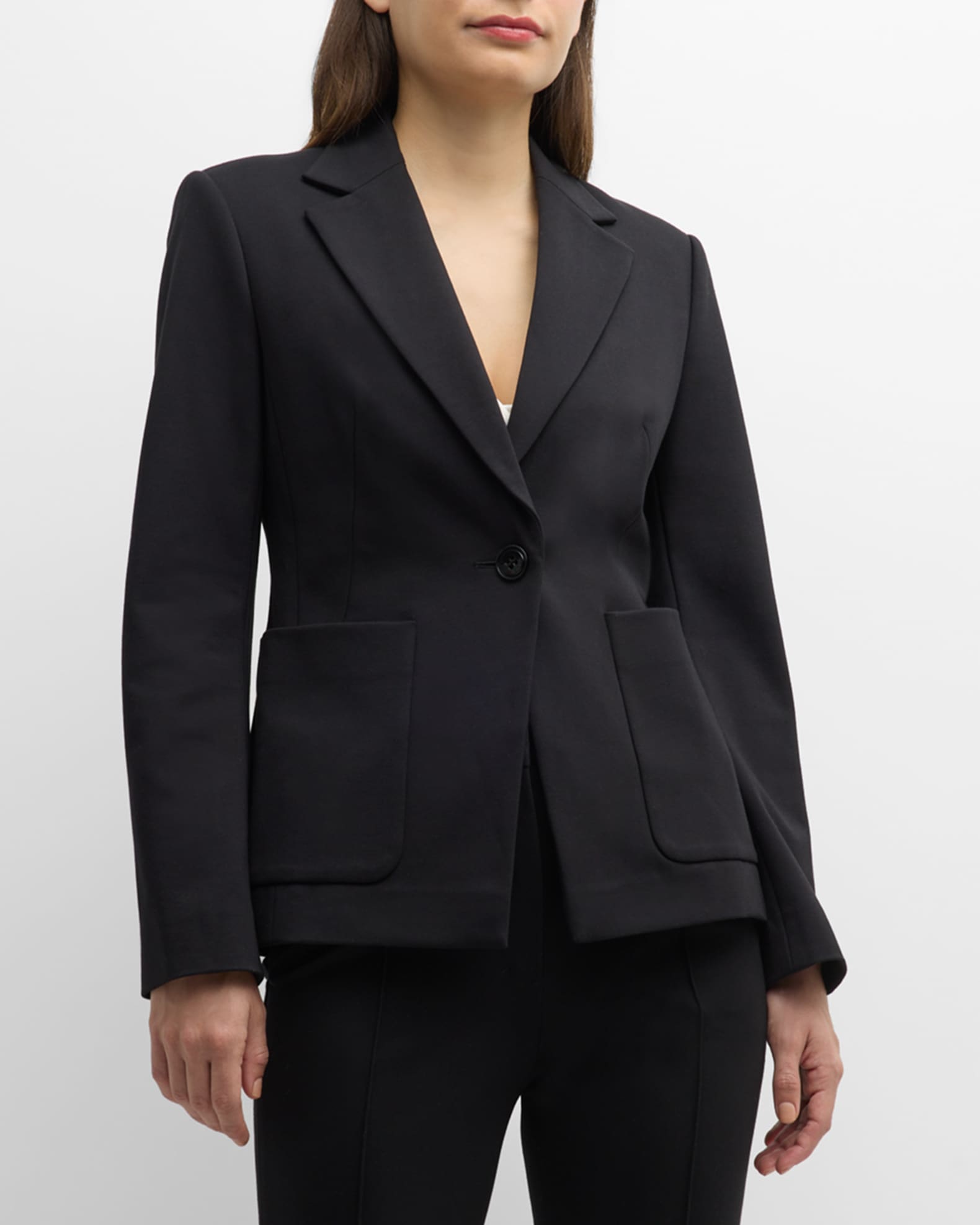 Dorothee Schumacher notched-lapels double-breasted blazer - Black