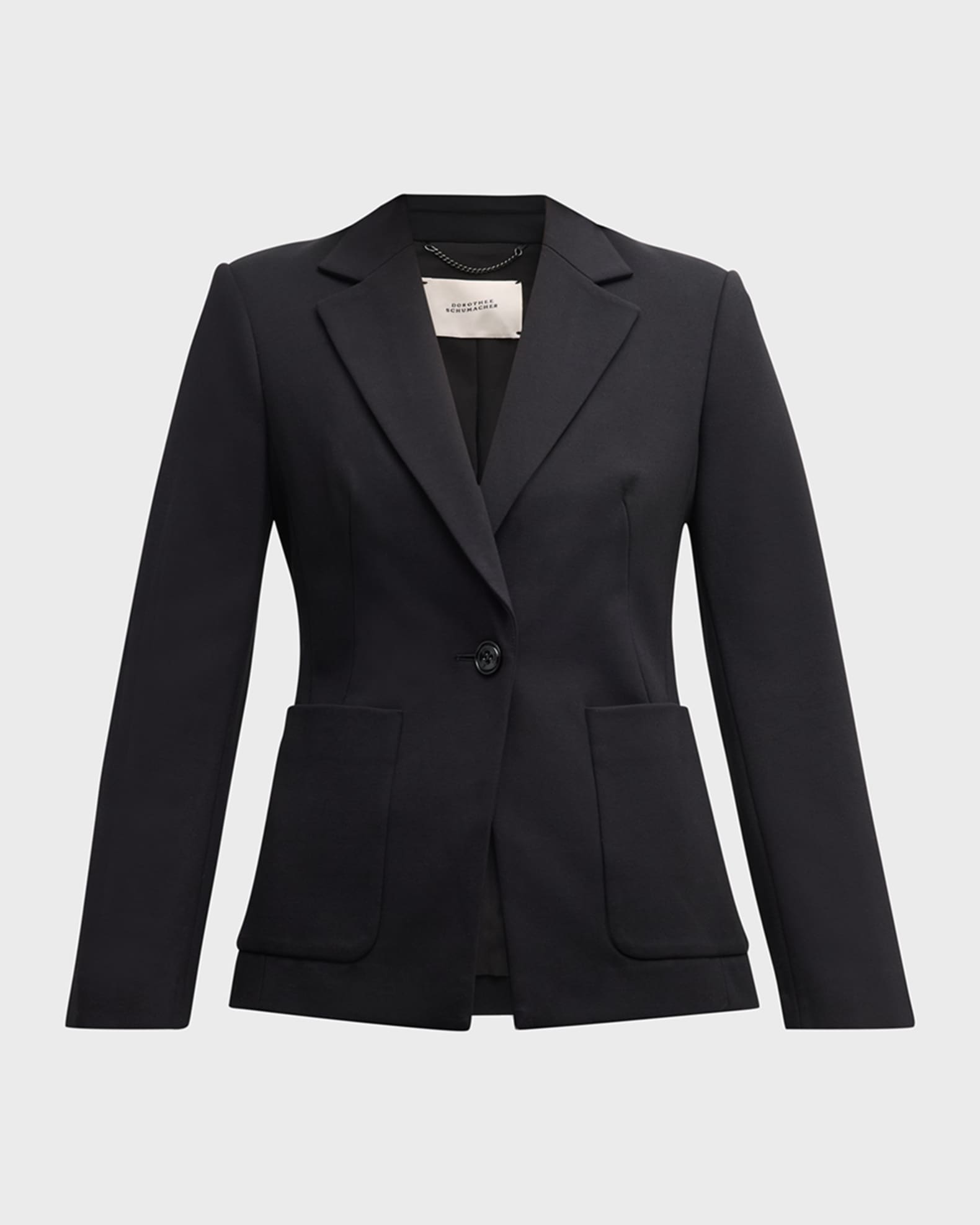 Dorothee Schumacher notched-lapels double-breasted blazer - Black