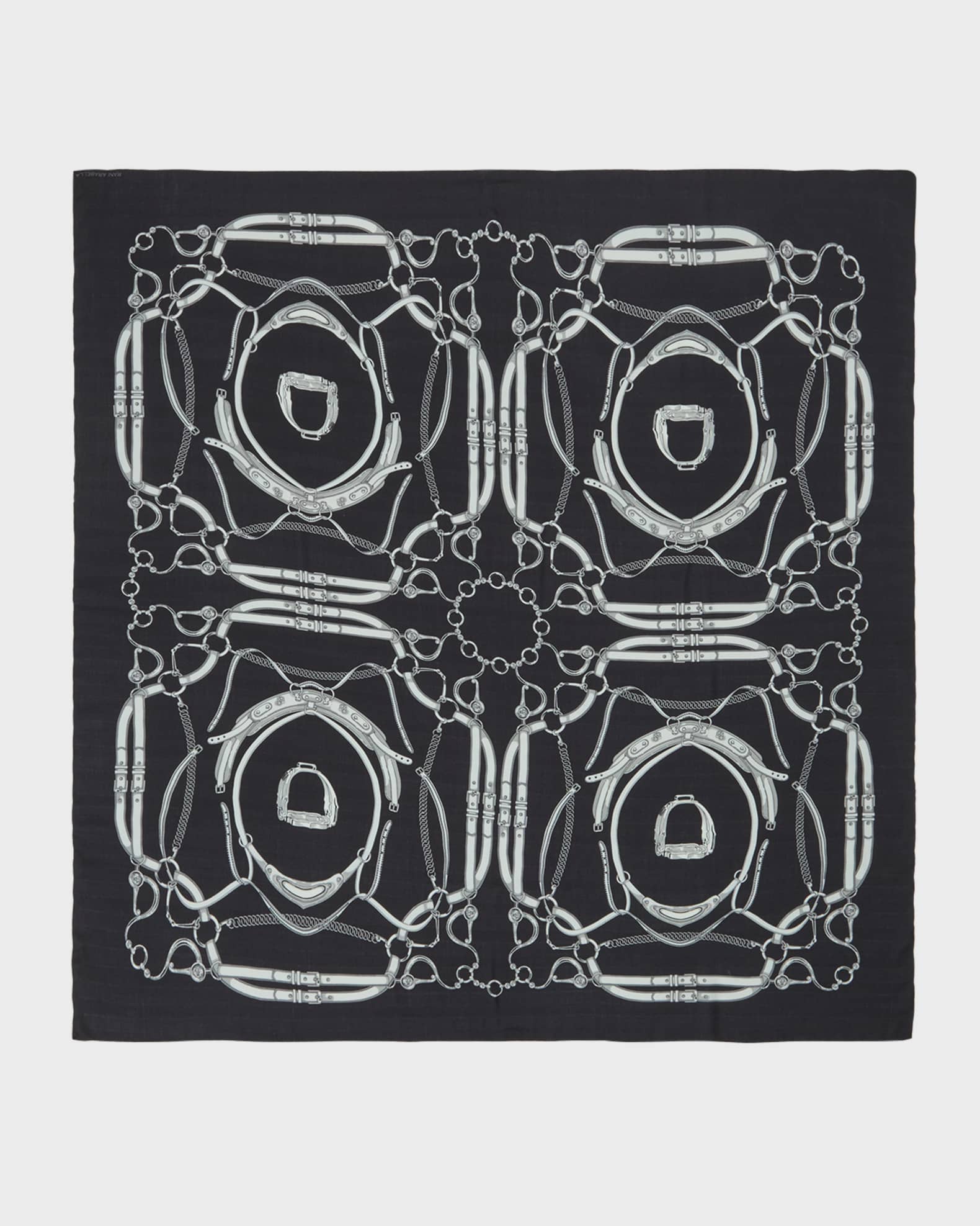 Rani Arabella Lexington Printed Cashmere-Blend Scarf