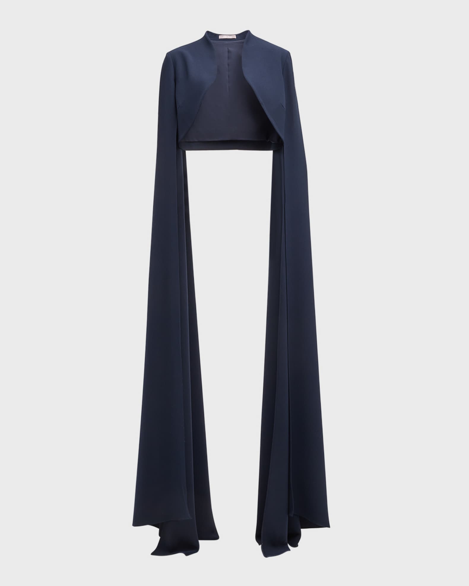 Lela Rose Floor Length Cape Bolero Jacket Neiman Marcus