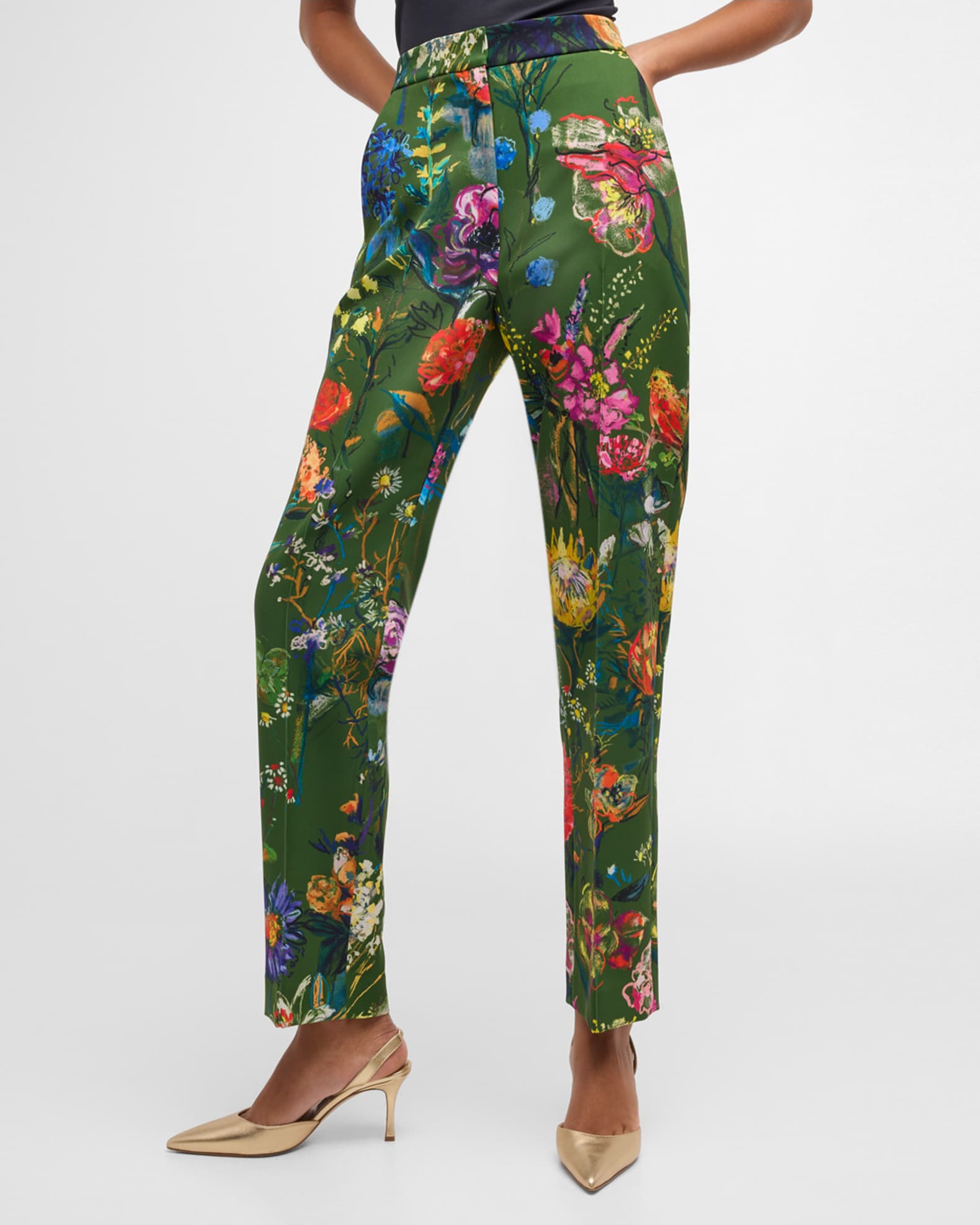 Stella Floral Ankle Pants