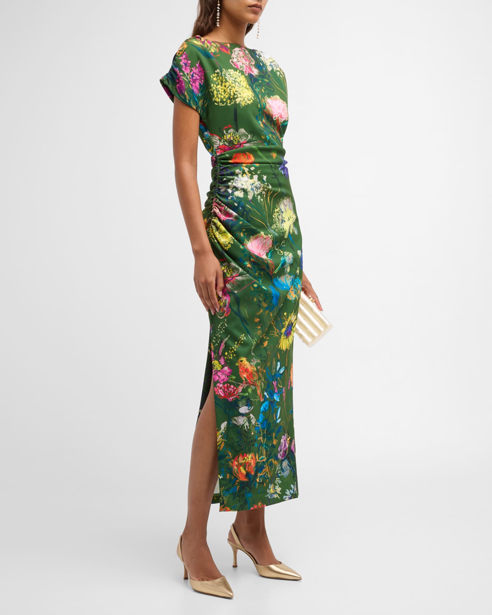 Lela rose floral dress clearance