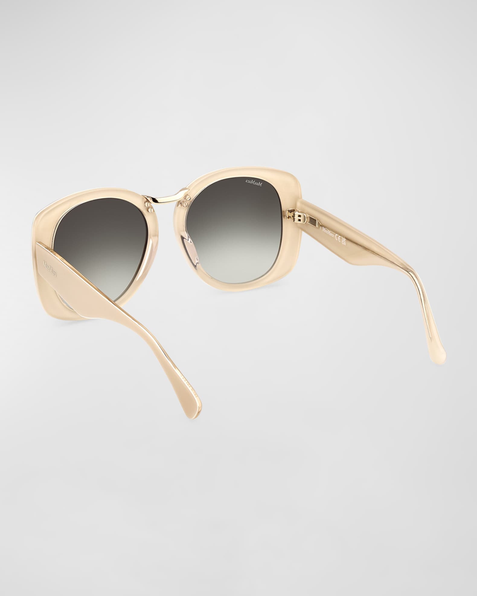 Bridge Acetate Butterfly Sunglasses  1