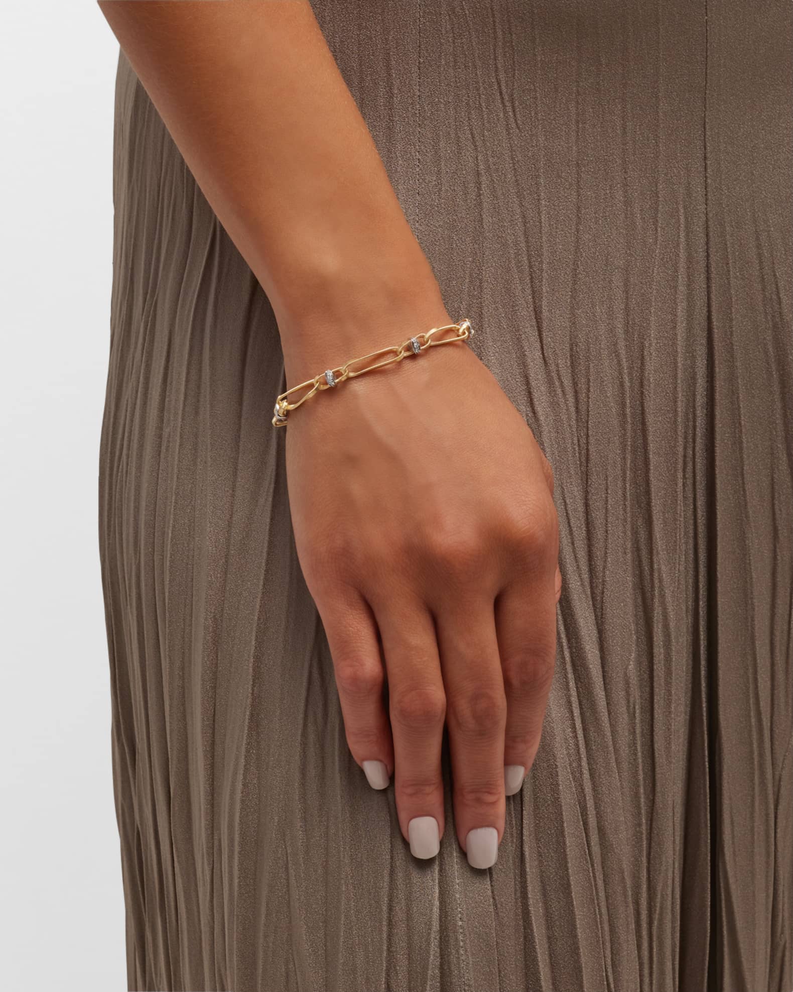 Marrakech Onde 18K Yellow Gold Single Link Bracelet 1