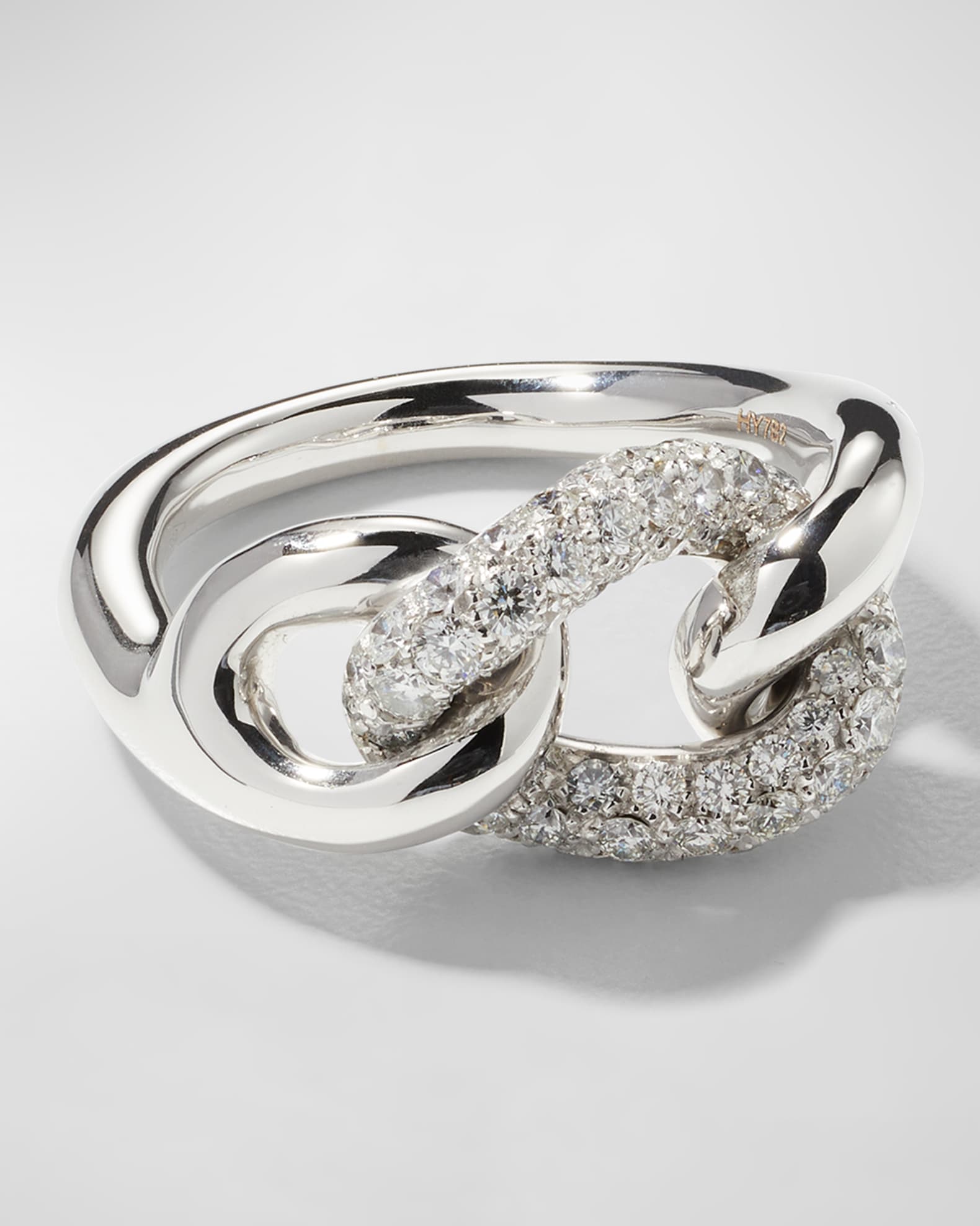 Catene 18K White Gold Diamond Ring 0
