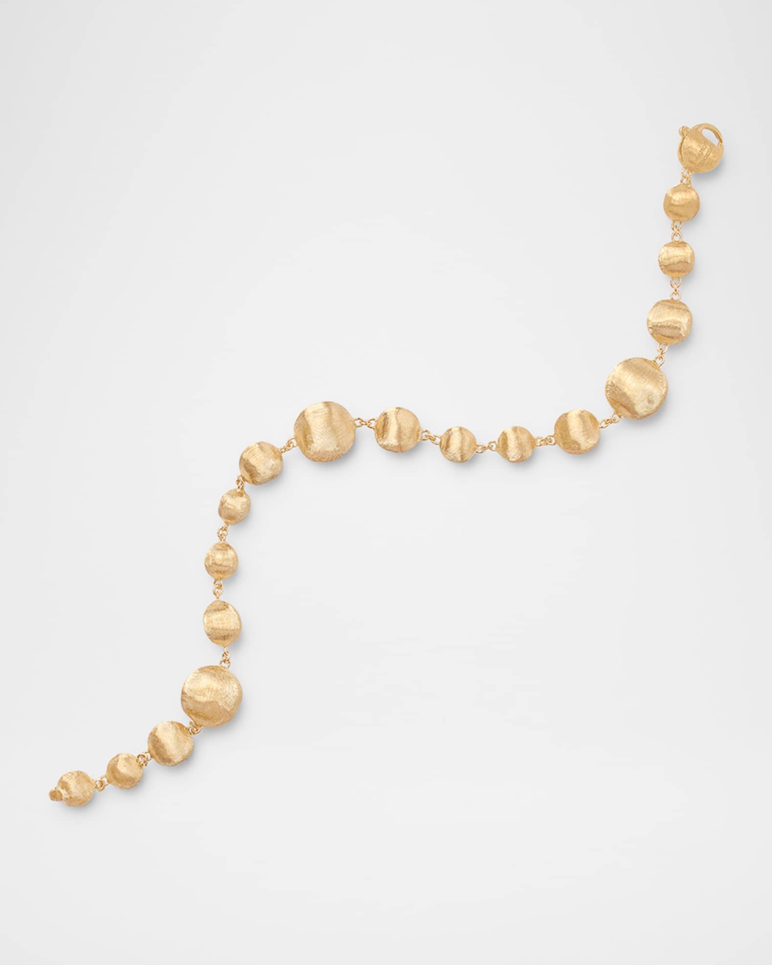 18K Yellow Gold Africa Mixed Bead Bracelet 1
