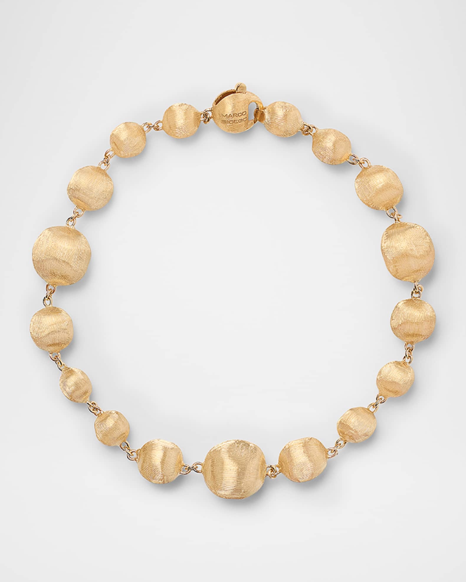 18K Yellow Gold Africa Mixed Bead Bracelet 0