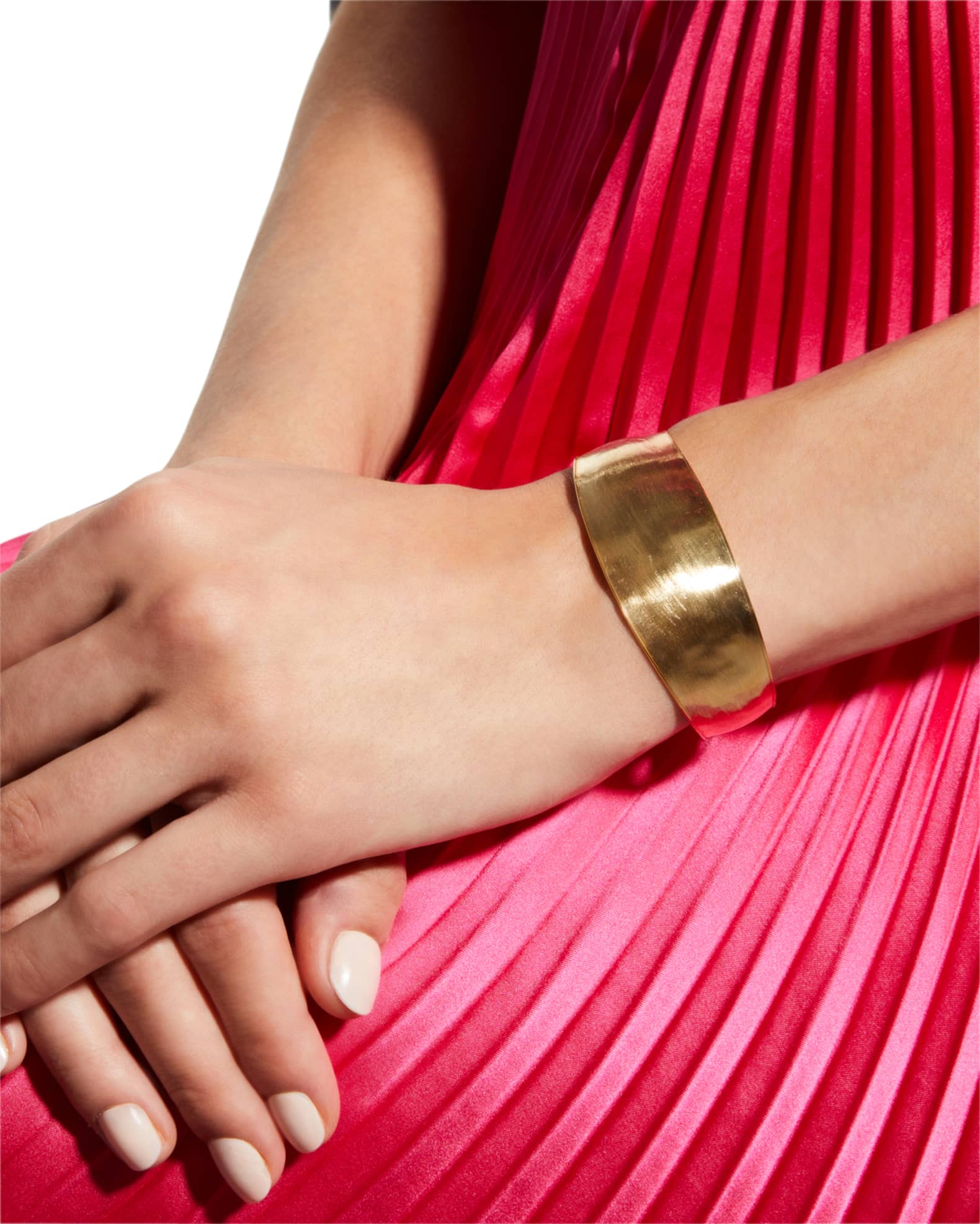 Lunaria 18K Yellow Gold Bangle Bracelet 1