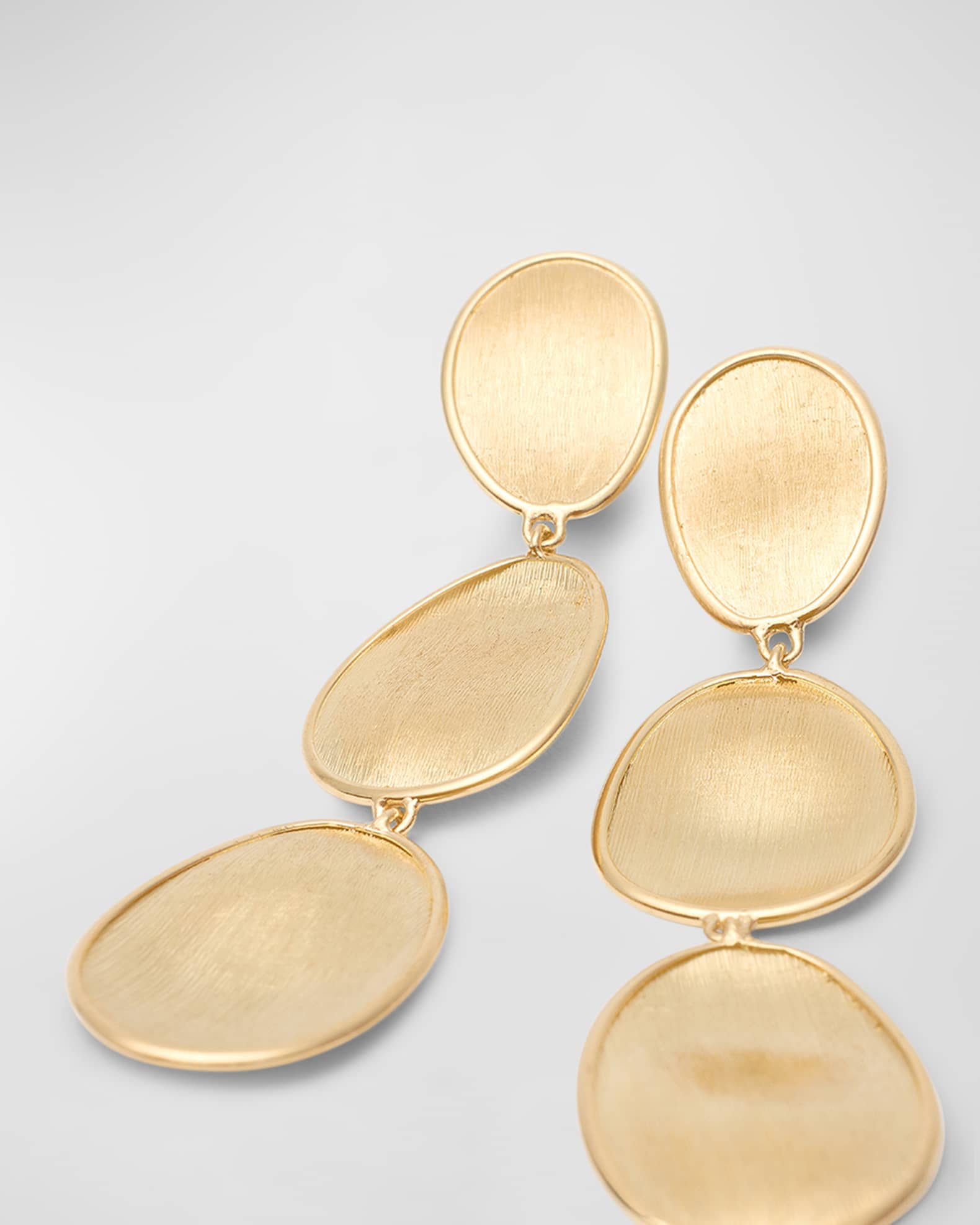 Lunaria 18K Triple-Drop Earrings 1