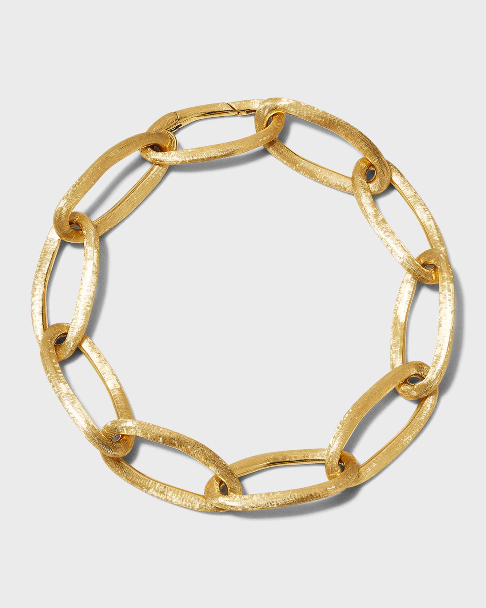 Jaipur Link 18K Yellow Gold Oval Link Bracelet 0