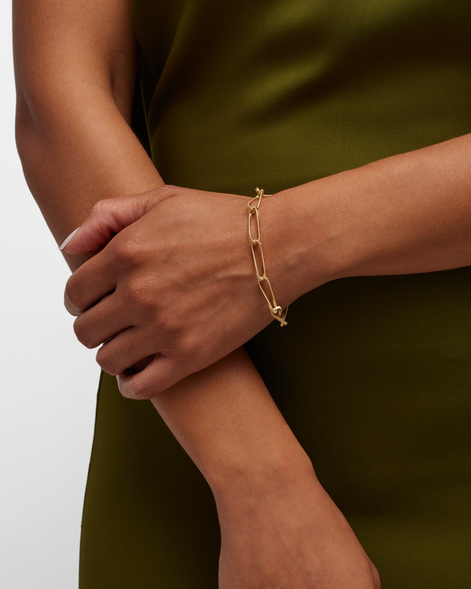 18K Marrakech Onde Yellow Gold Single Link Bracelet 1