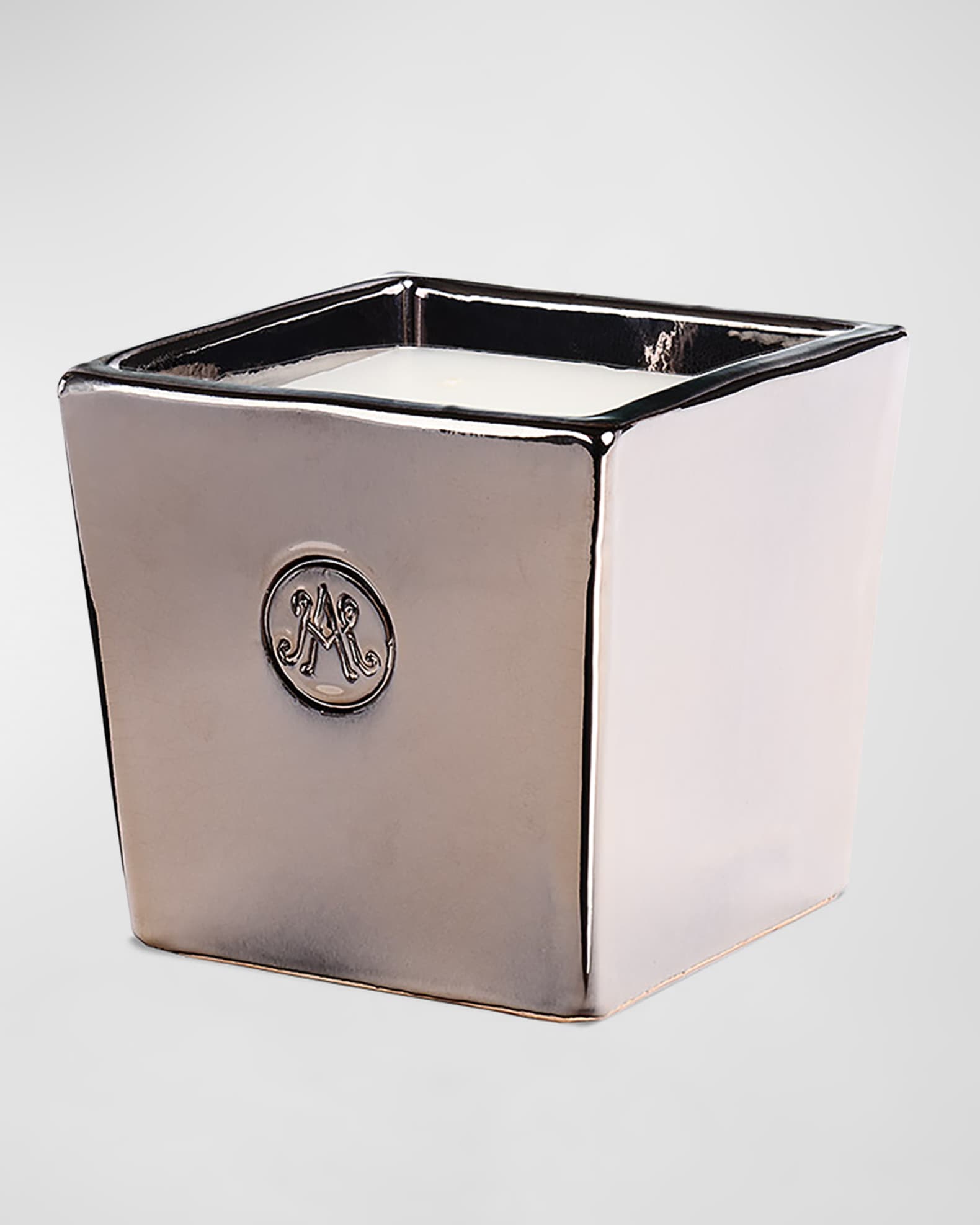 Spicy Rouge Scented 4-Wick Candle Silver Terracotta, 1400g 0