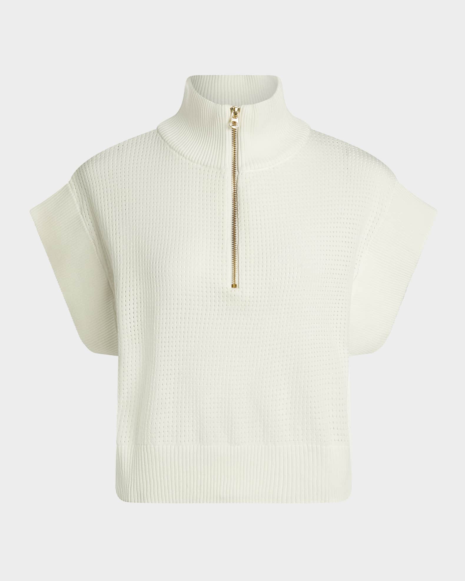 Fulton Cropped Knit Top 0