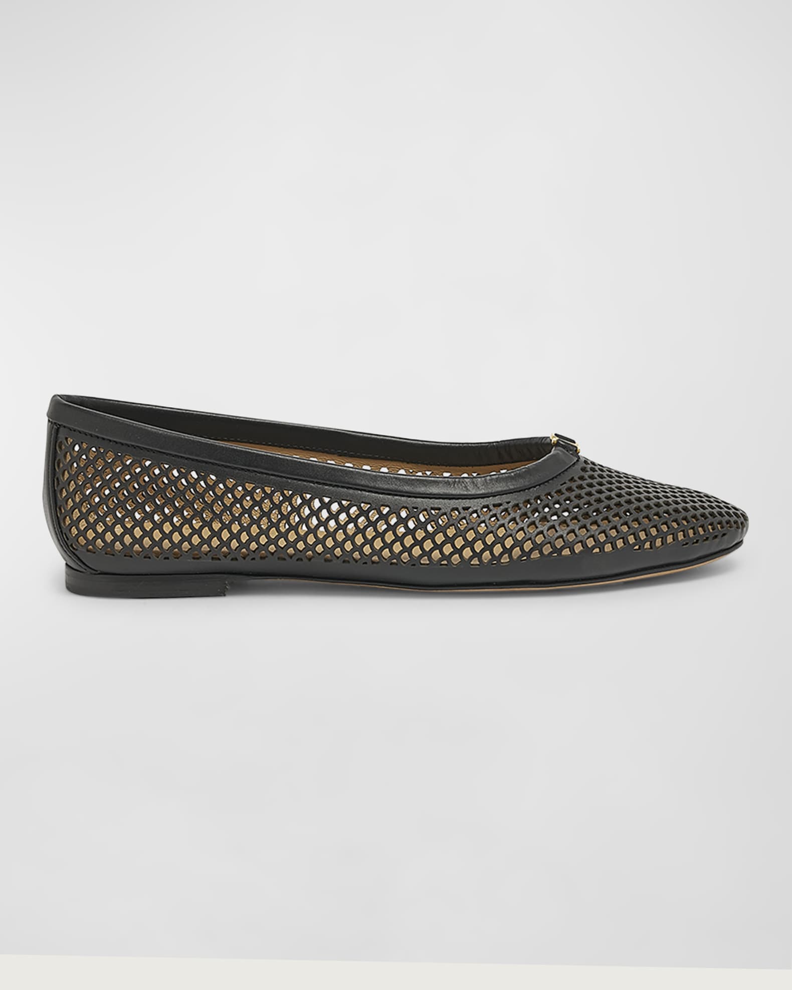 Marcie metallic leather ballet flats in silver - Chloe