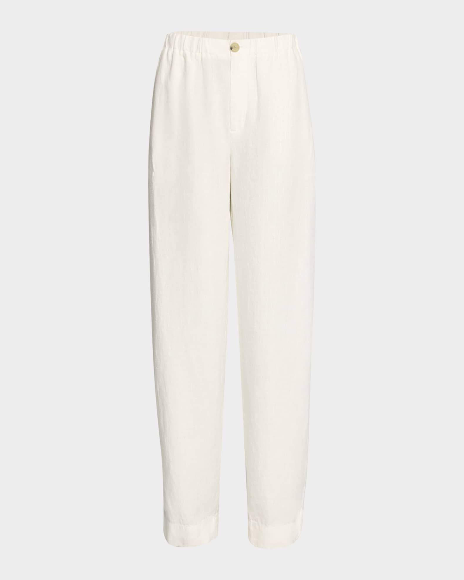 Hemp Wide-Leg Utility Pants 0