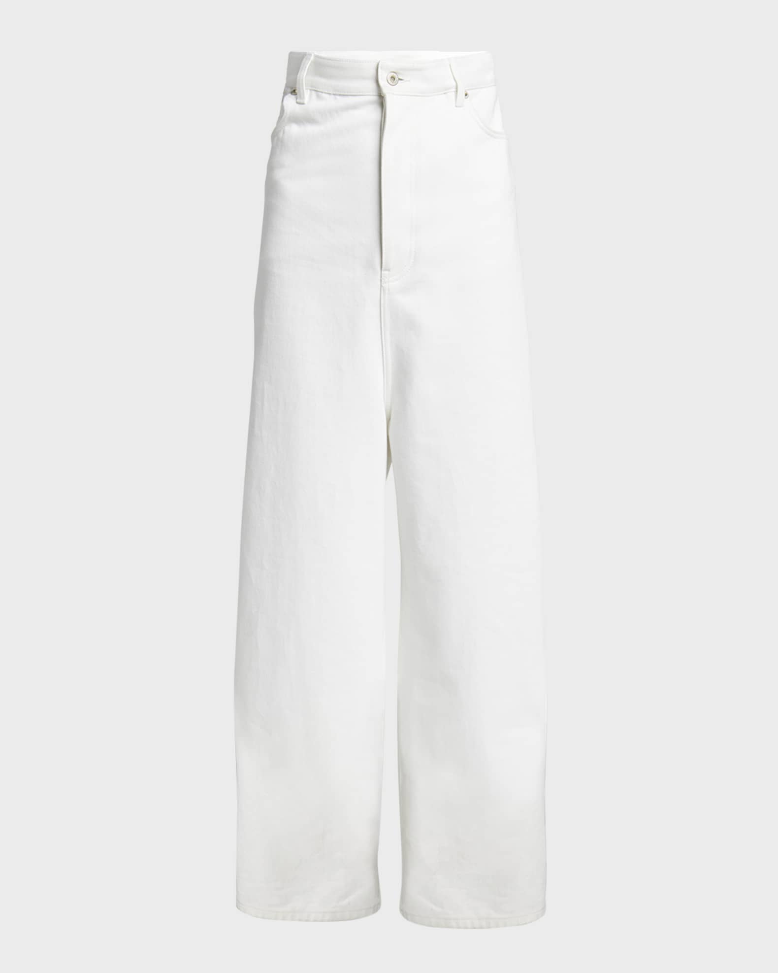 Loewe High-Rise Drop-Crotch Relaxed Straight-Leg Jeans | Neiman Marcus
