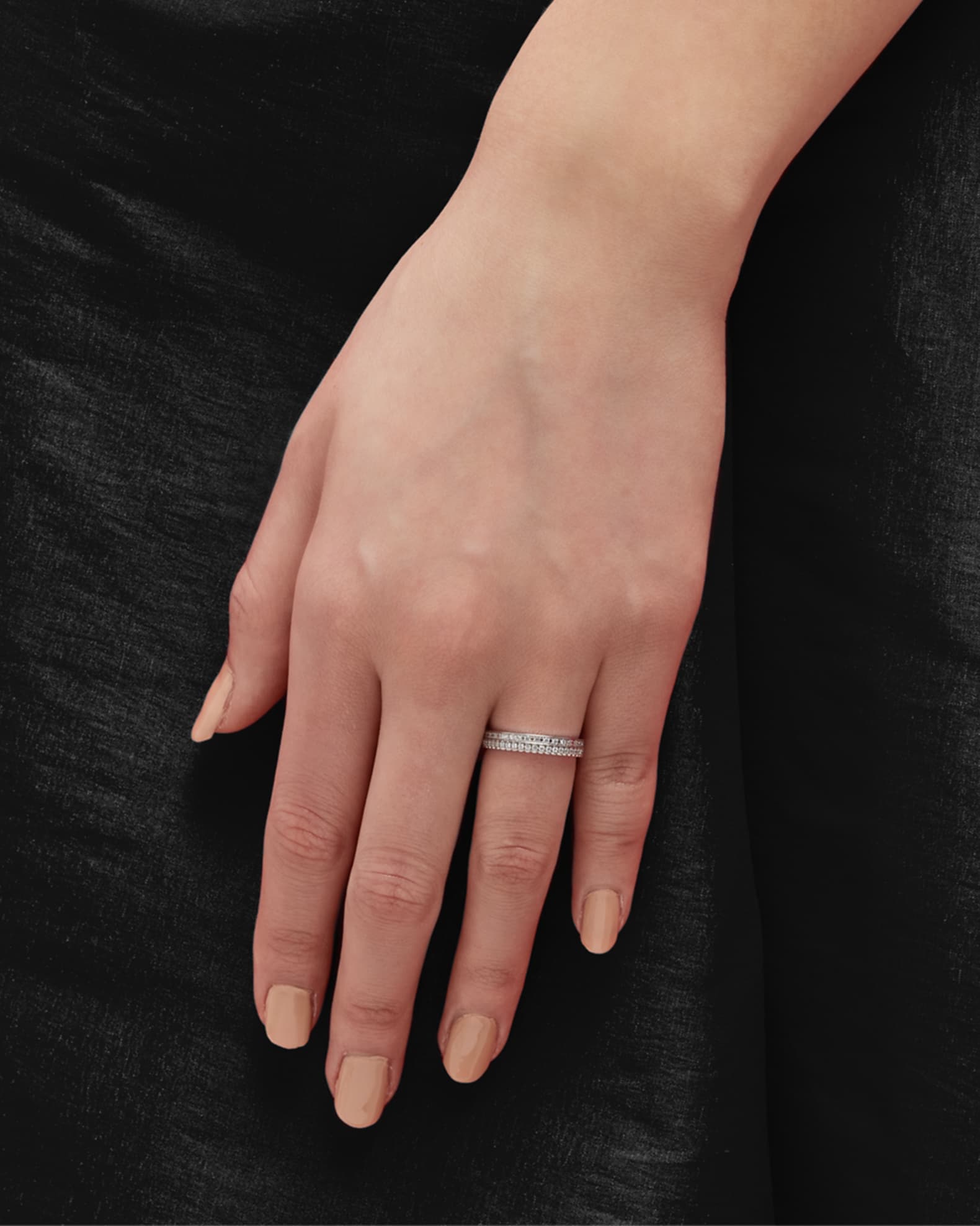 Quatre 18K White Gold Radiant Edition Diamond Band Ring 1