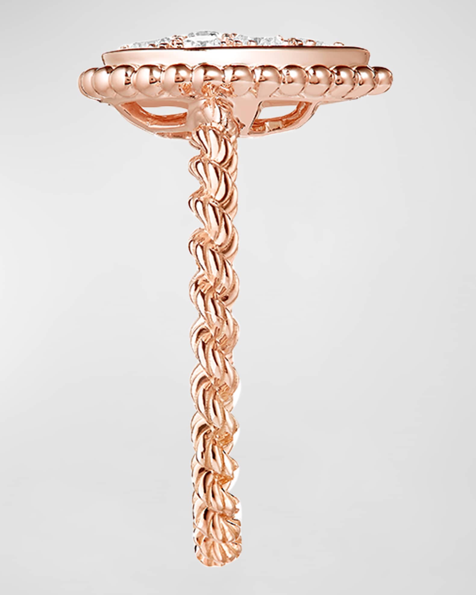 Serpent Boheme 18K Rose Gold Diamond Ring 1