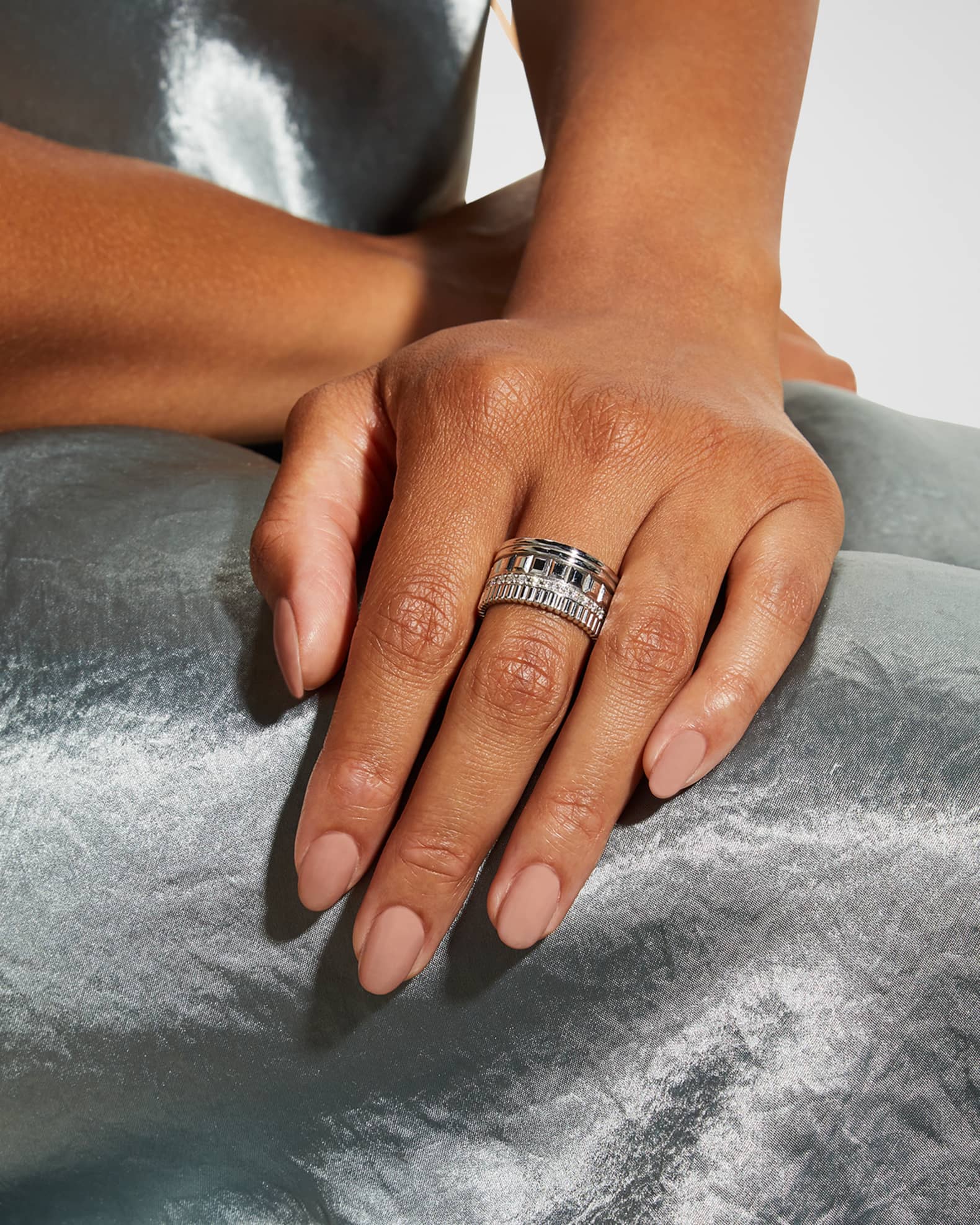 Quatre 18K White Gold Radiant Edition Diamond Ring 1