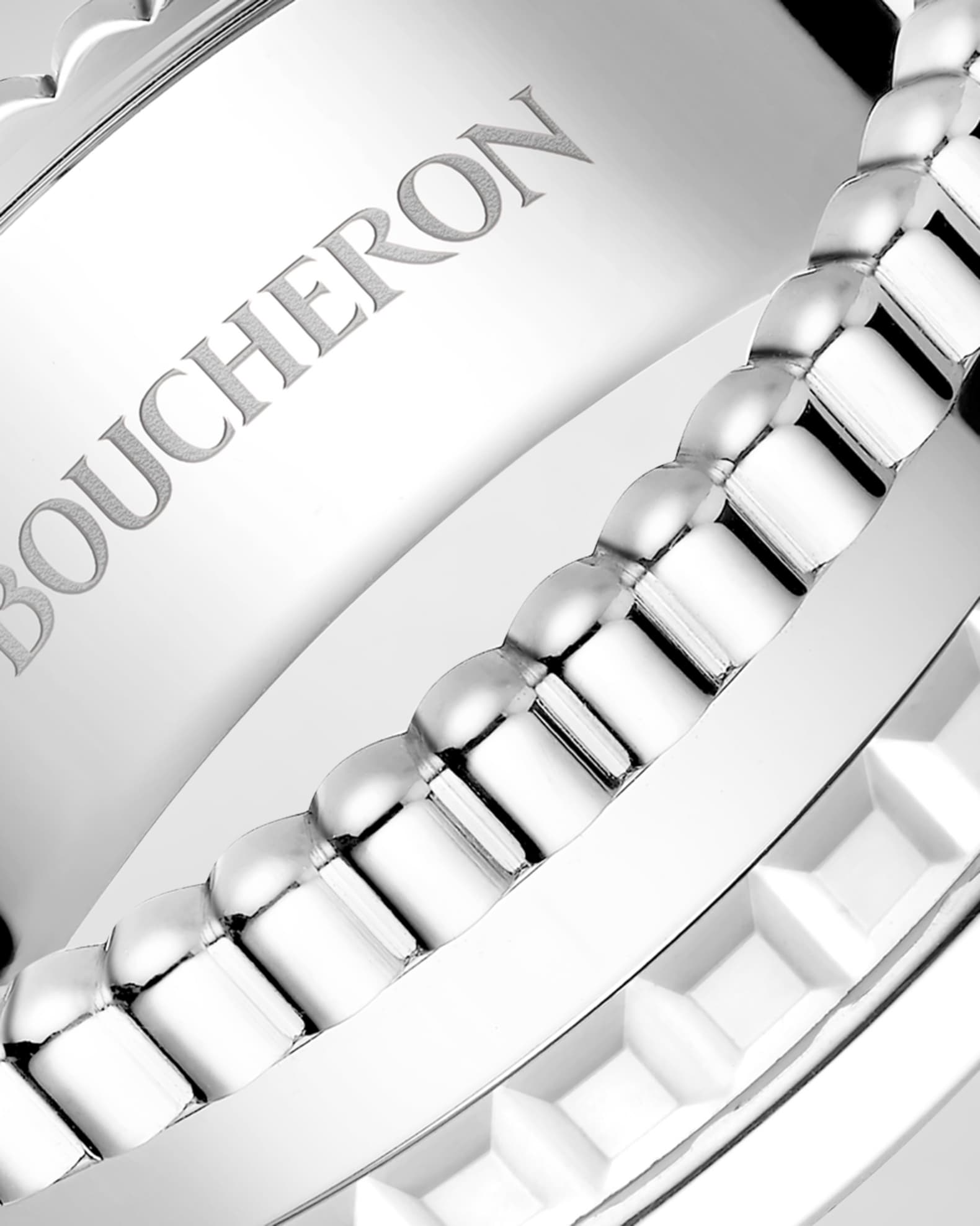 Boucheron Quatre 18K White Gold Narrow Ring | Neiman Marcus